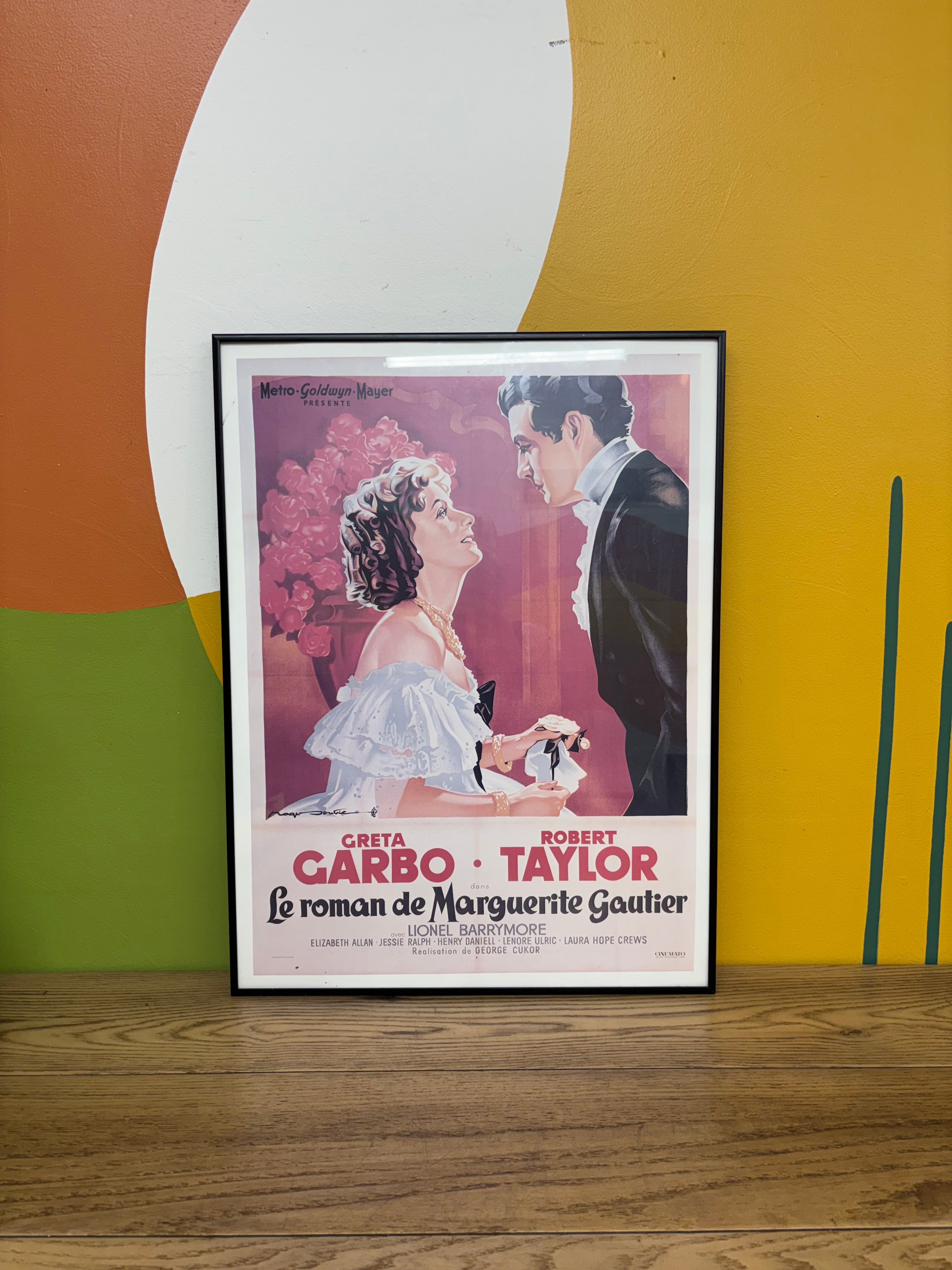 Le Roman de Marguerite Gautier Framed Movie Poster