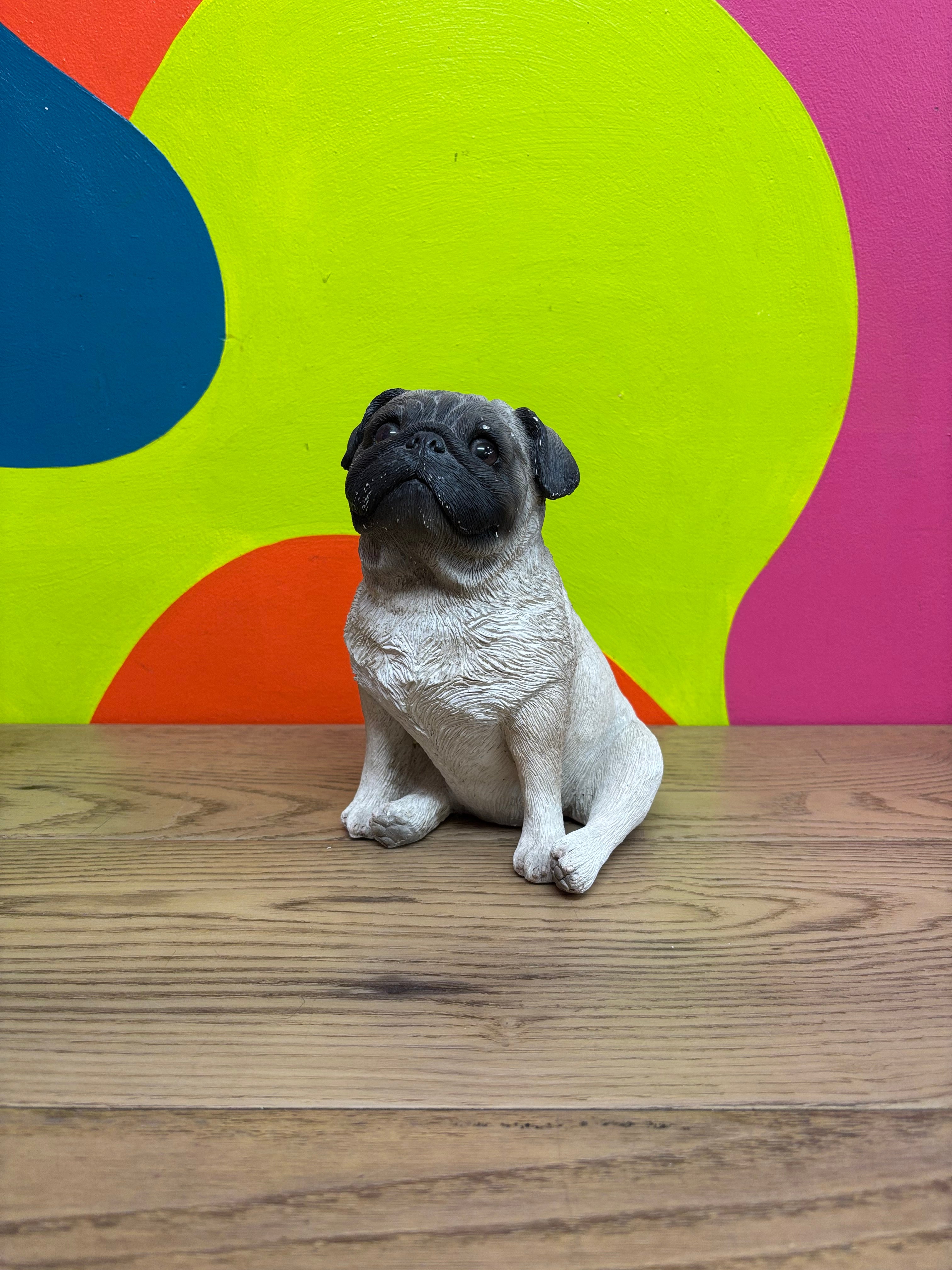 Sandicast Pug Sculpture