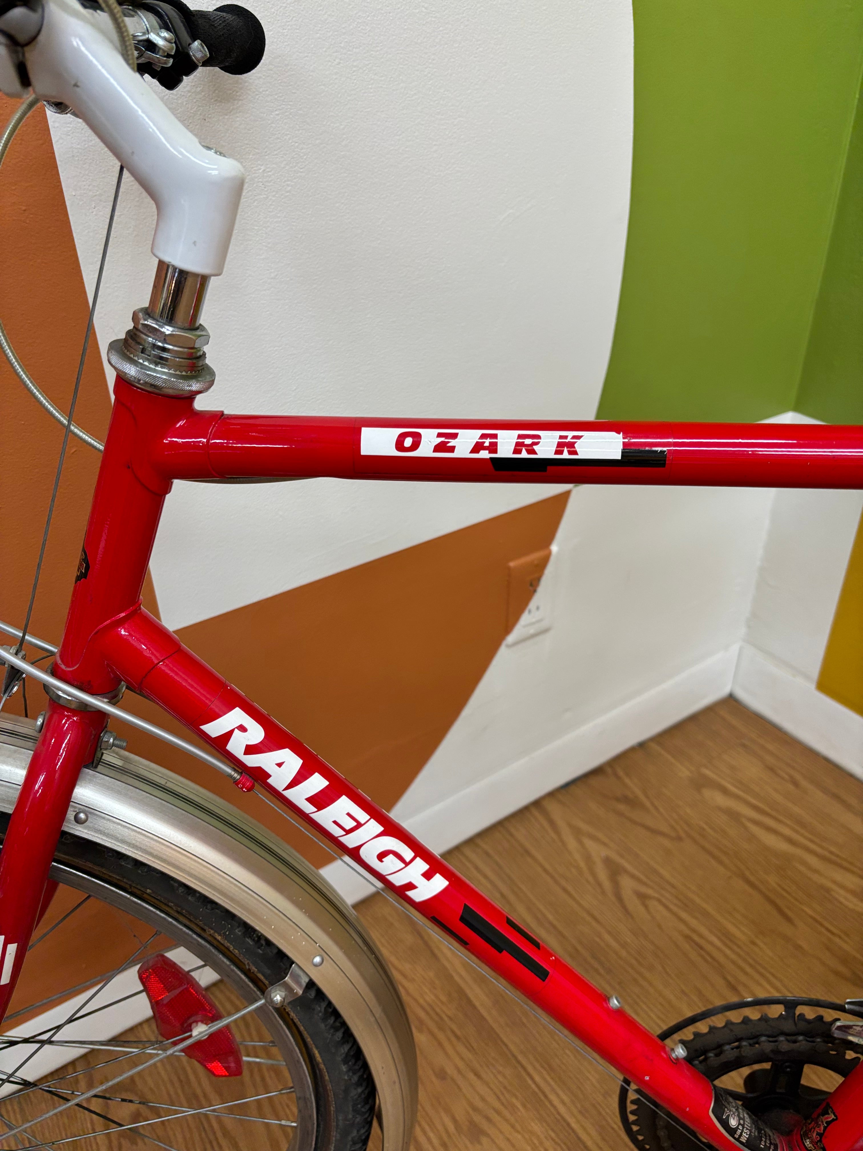 Red Raleigh Ozark Bicycle