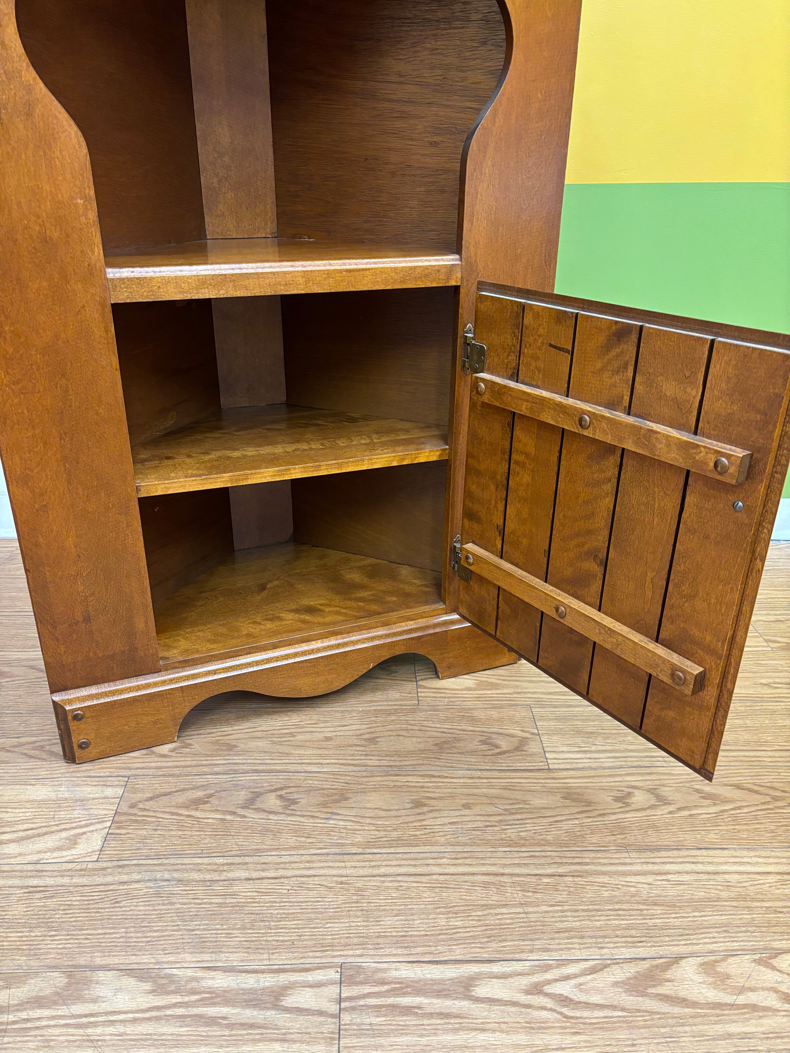 Wood Corner Cabinet