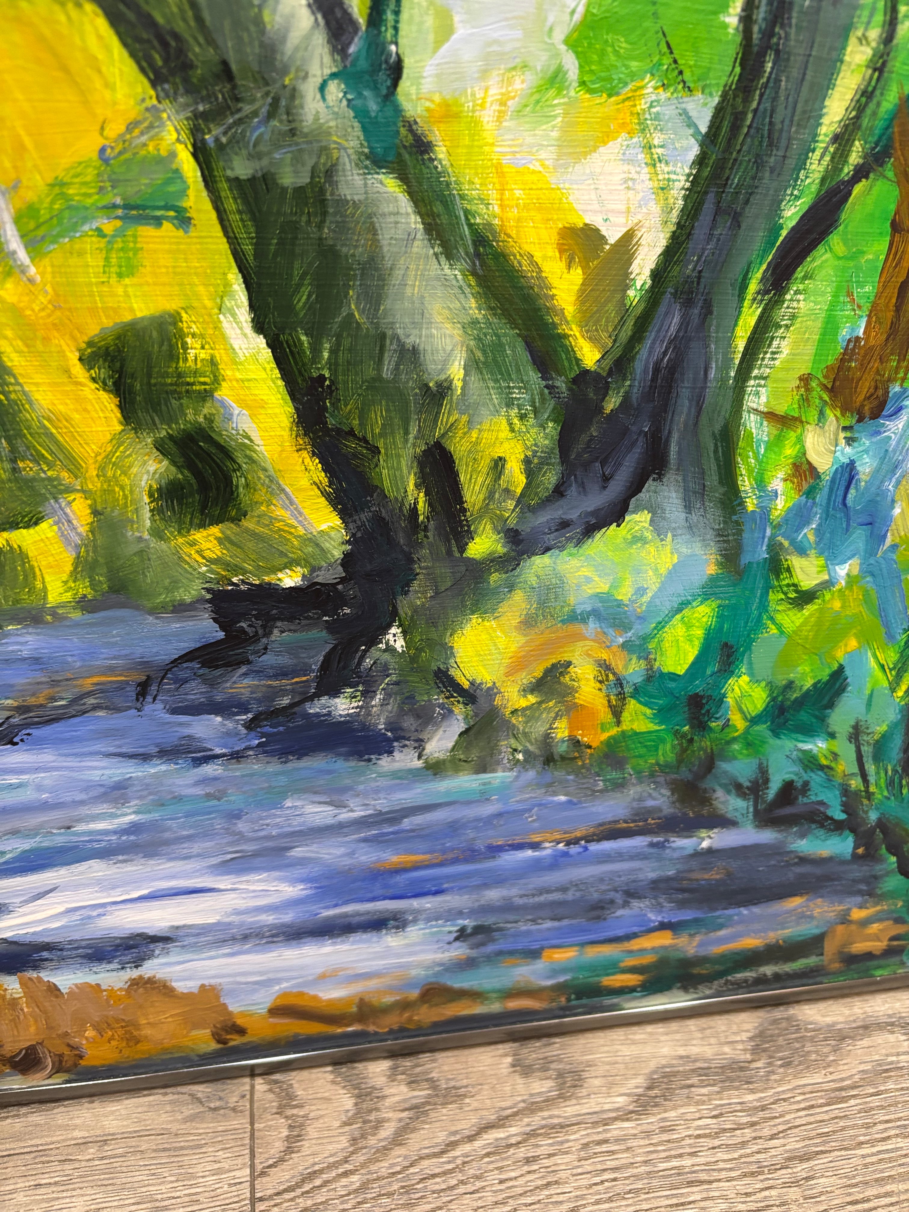 Framed "River Valley View"Painting