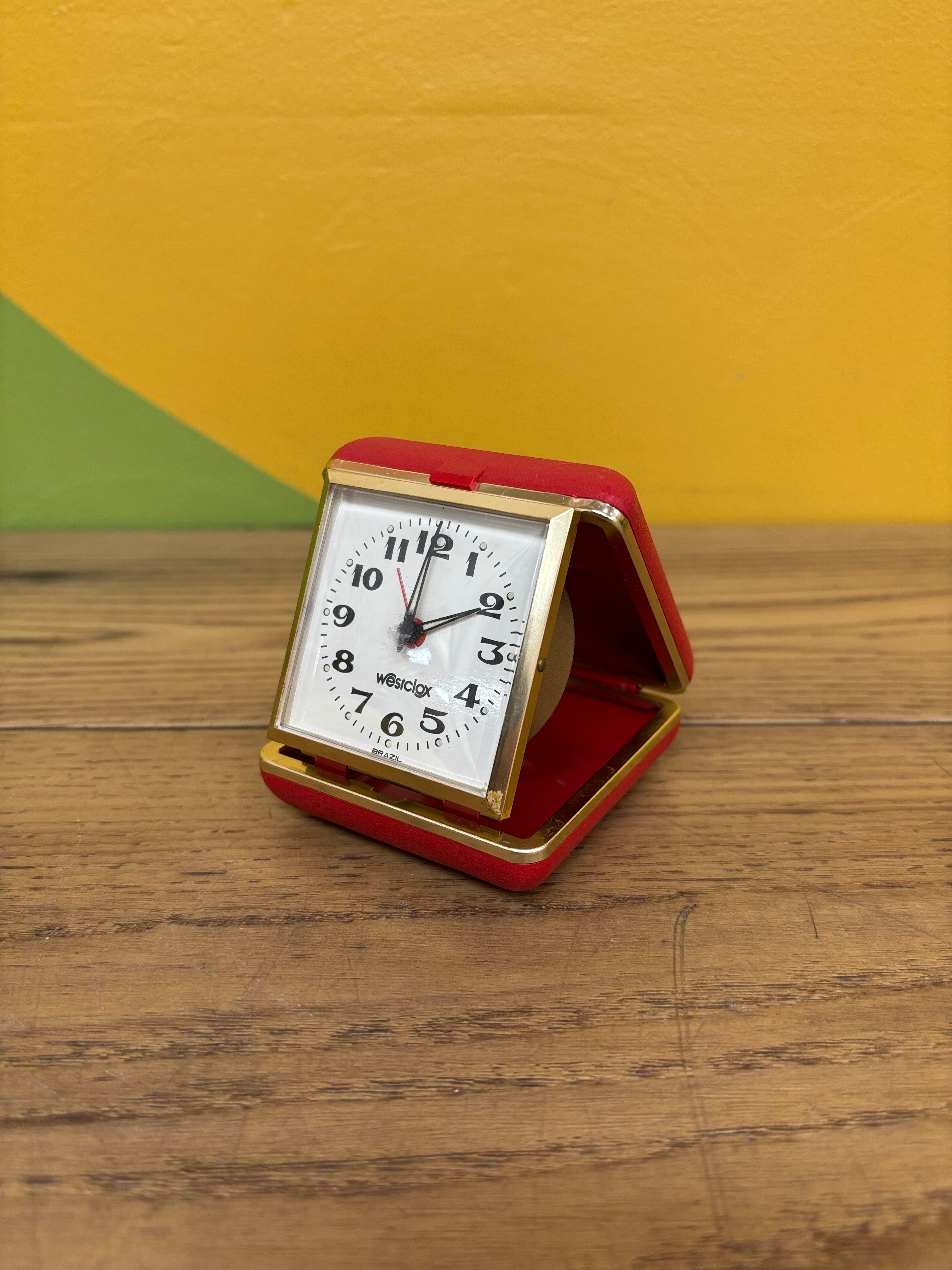 Westclox Folding Travel Alarm Clock