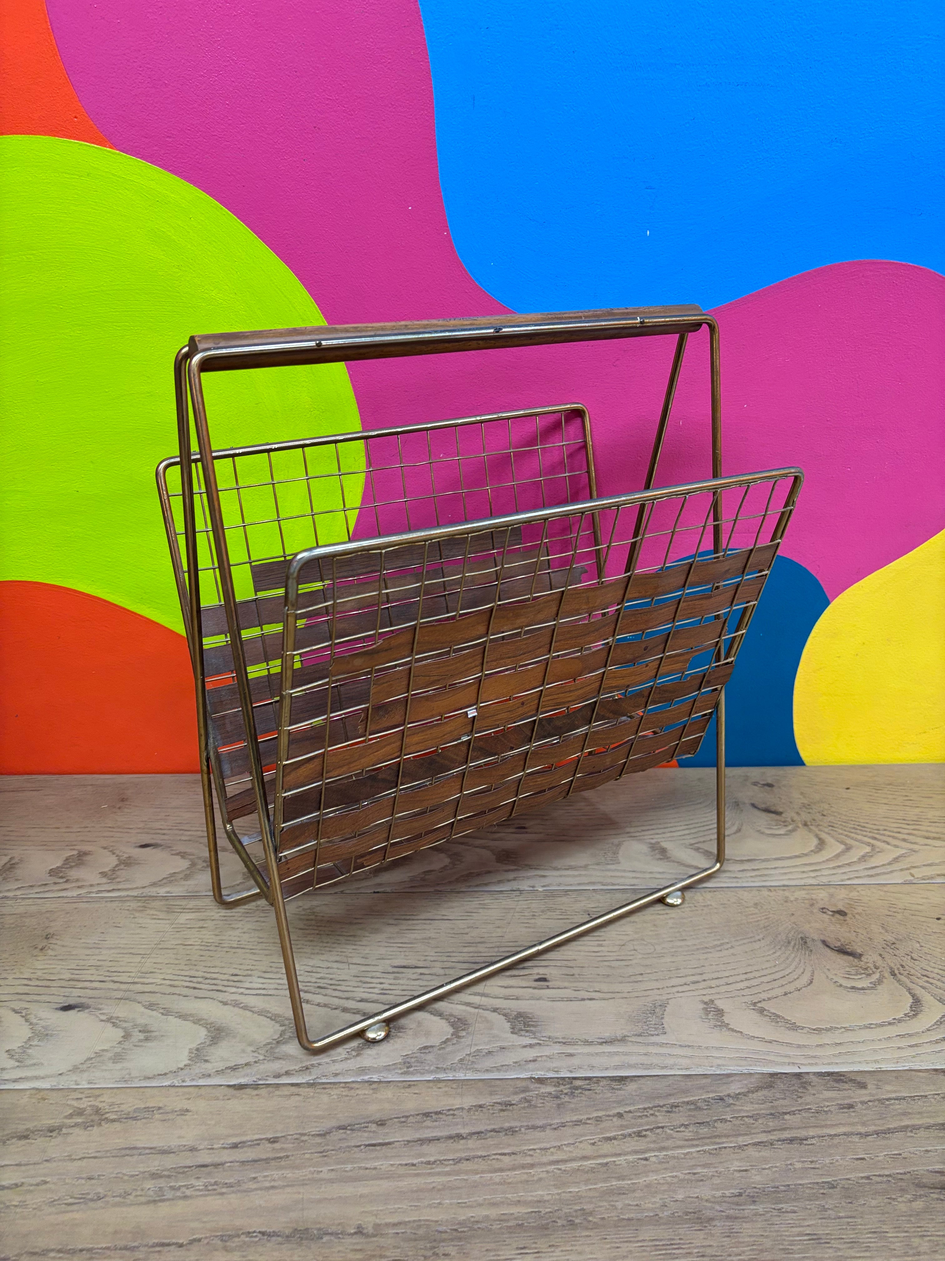 Metal Magazine Rack