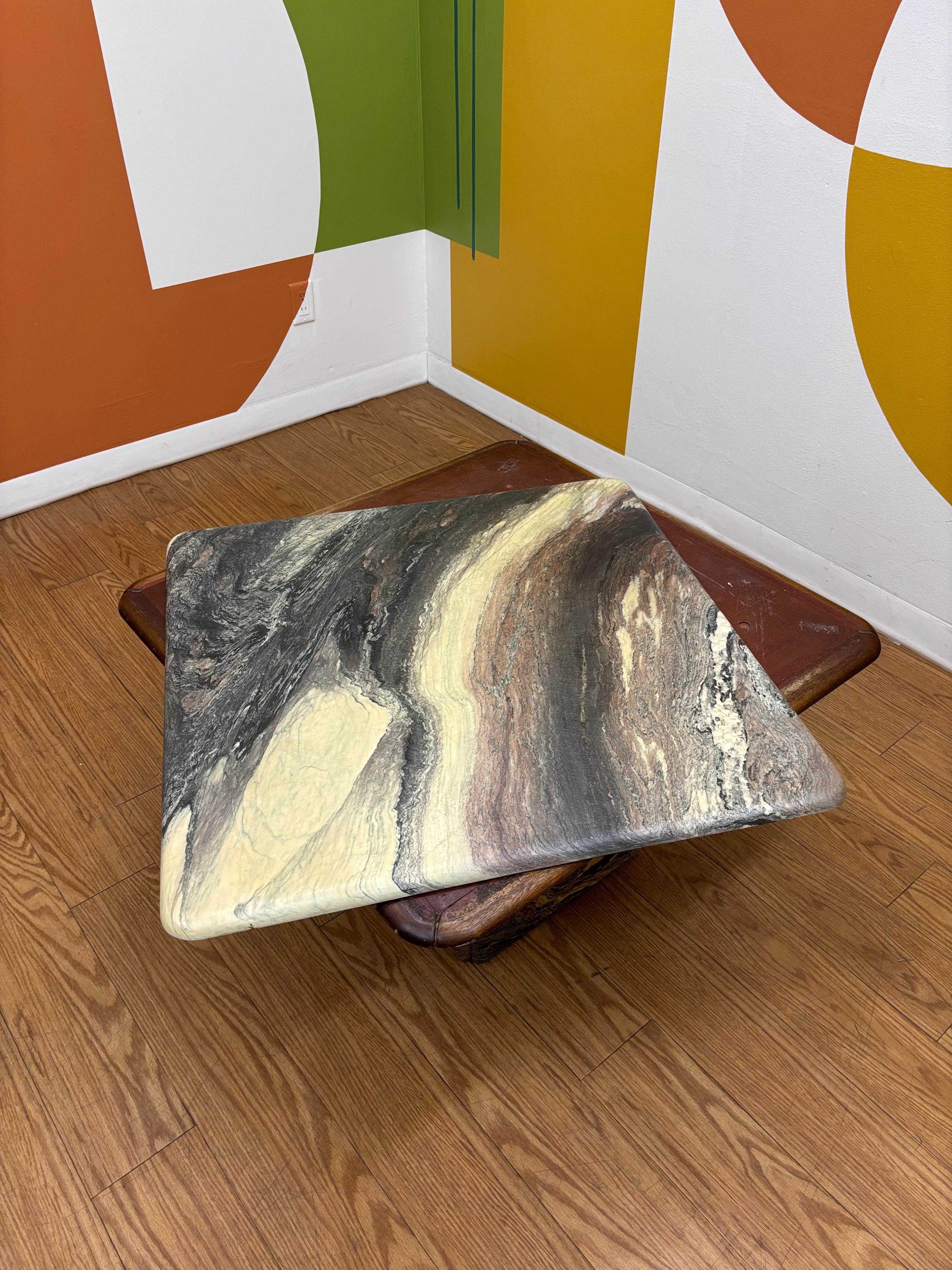 Square Marble Top Coffee Table