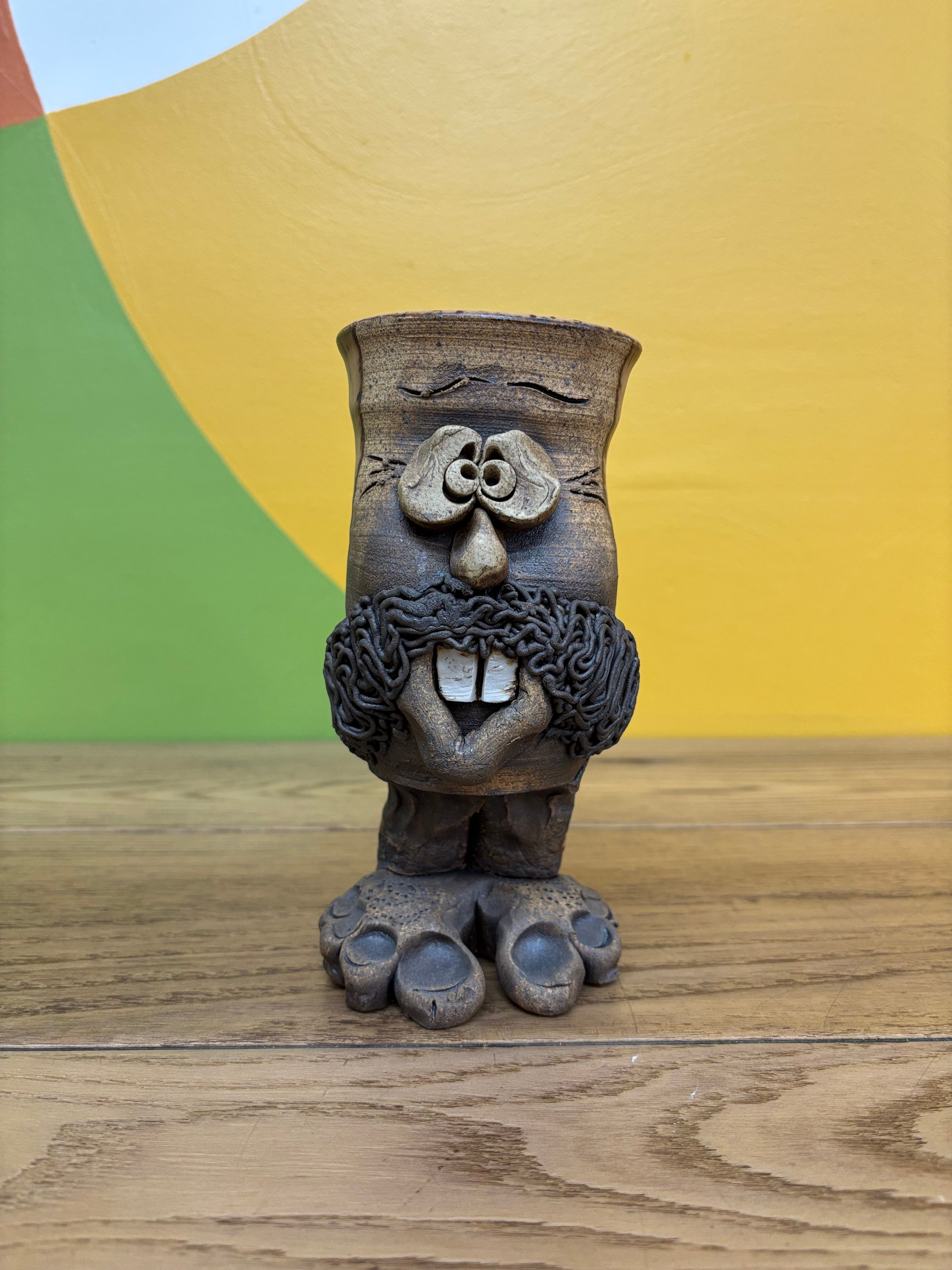 Pottery Face Mug