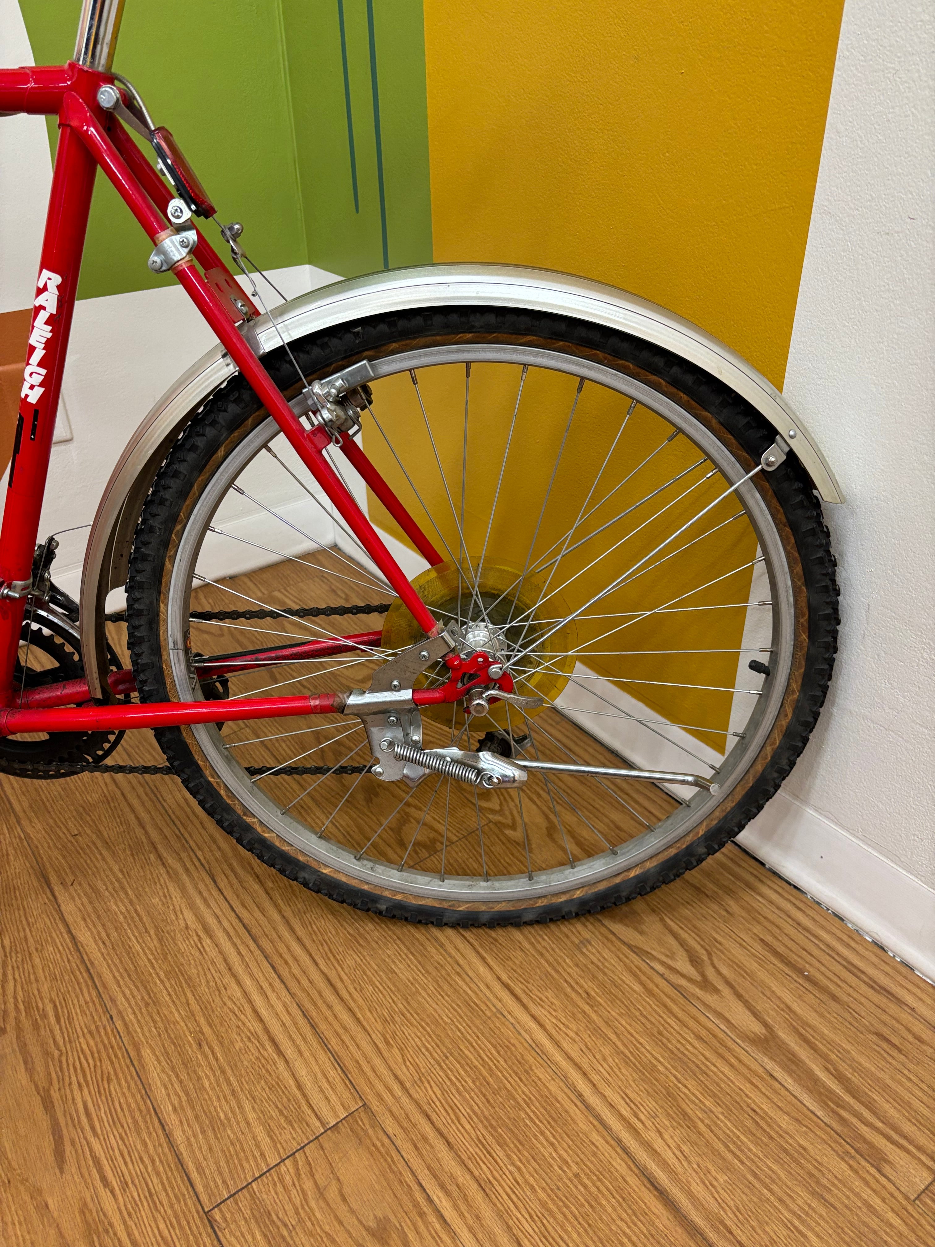 Red Raleigh Ozark Bicycle
