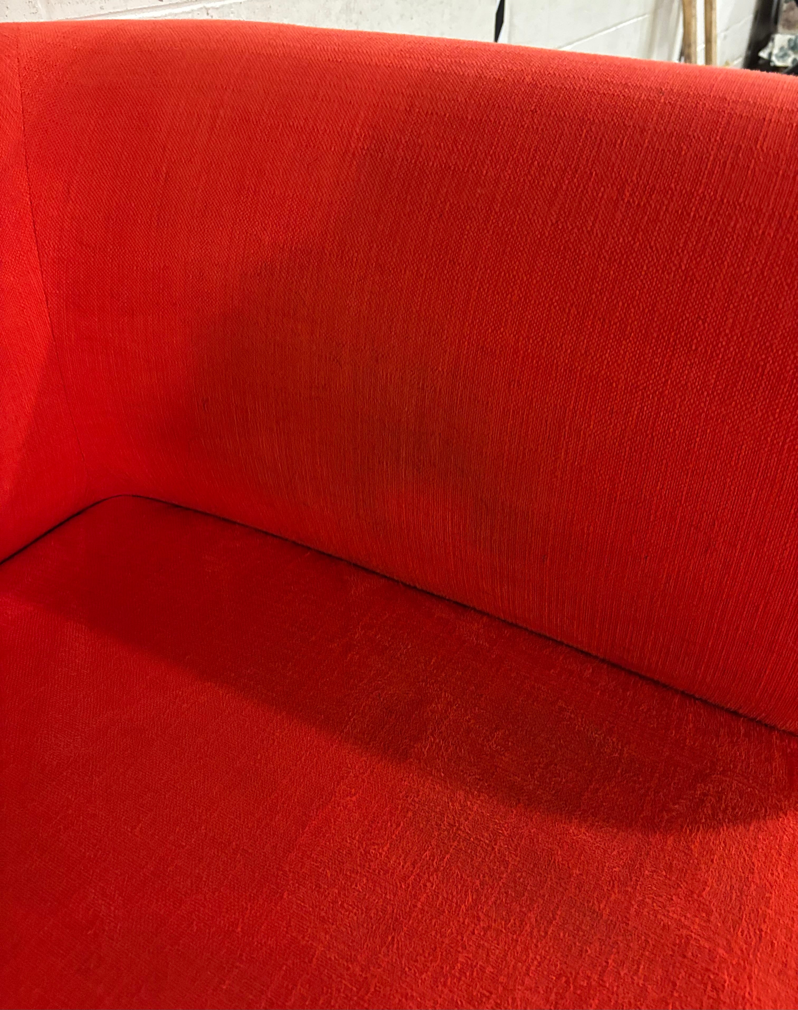 Orange 2 Piece Sectional (EQ3)