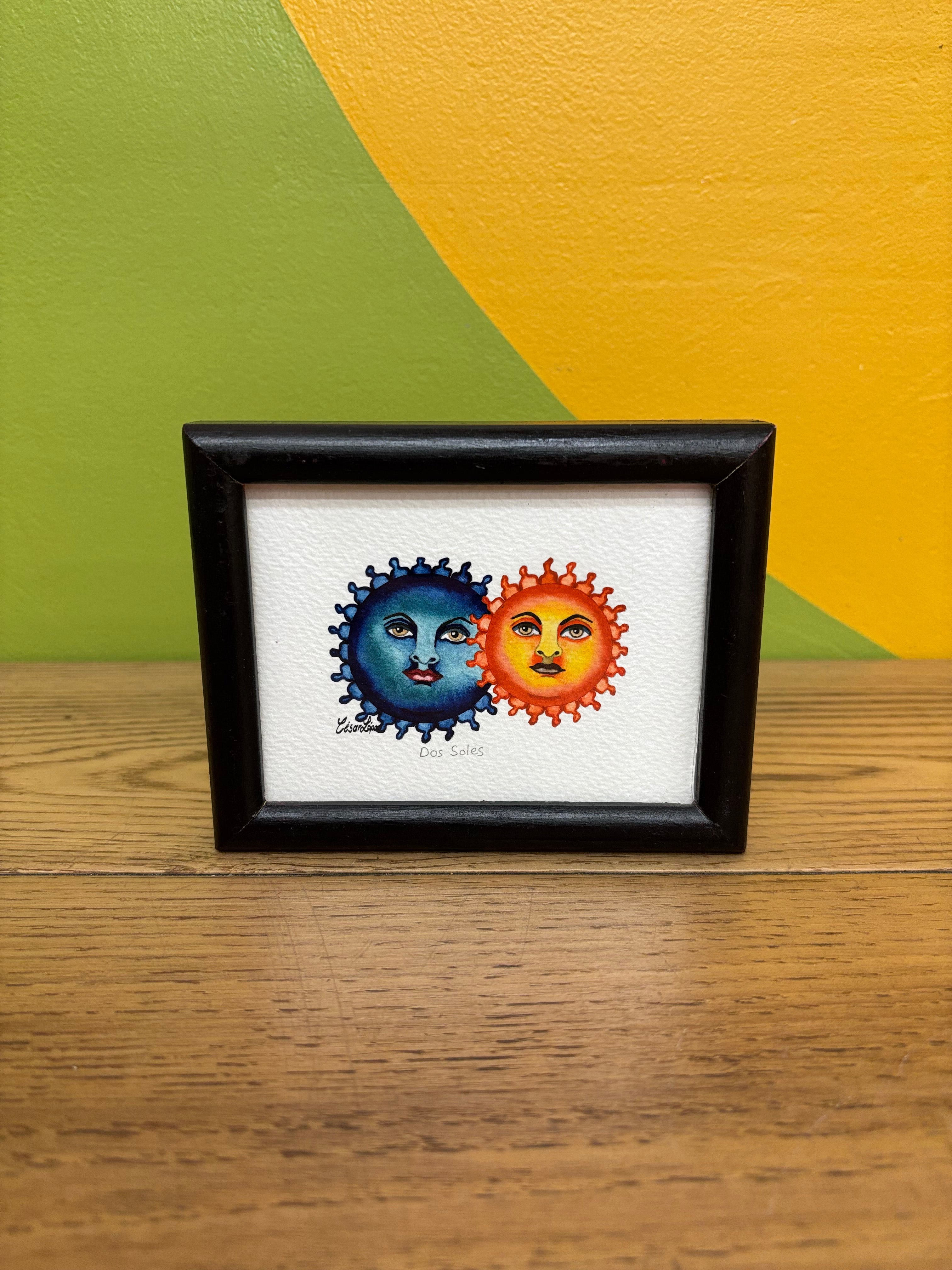 Small Dos Soles Print