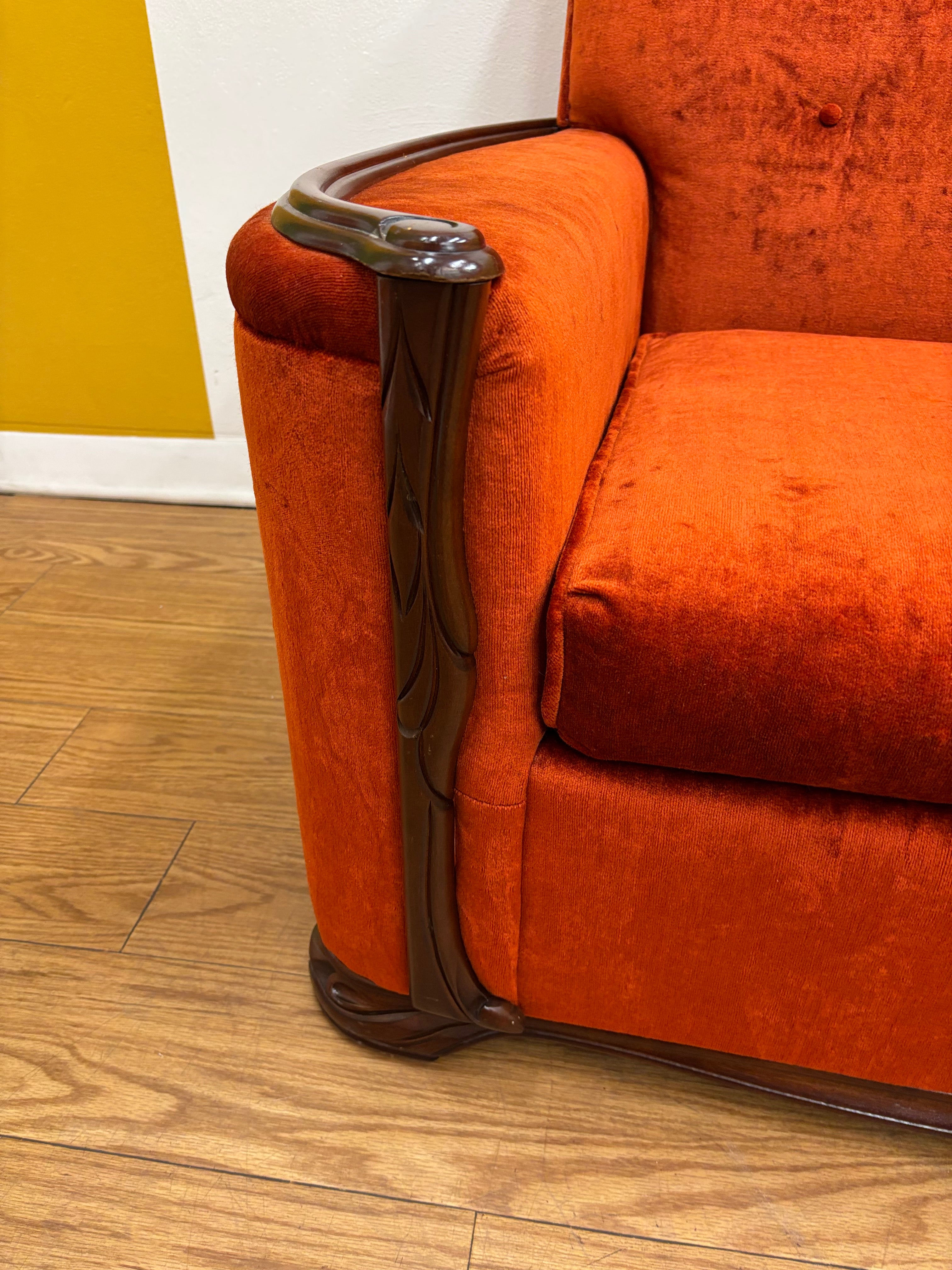 Orange Armchair