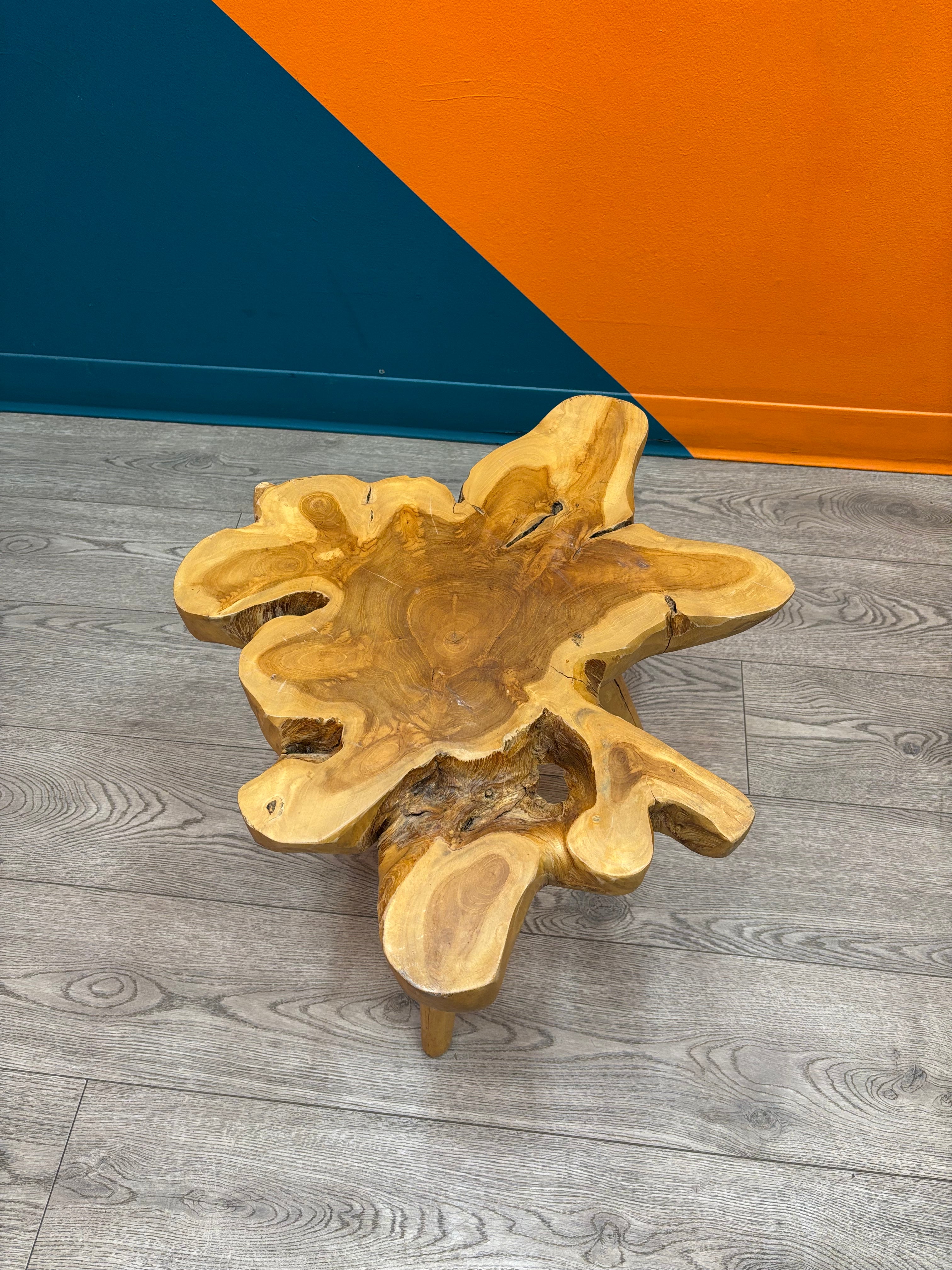 Wood Side Table