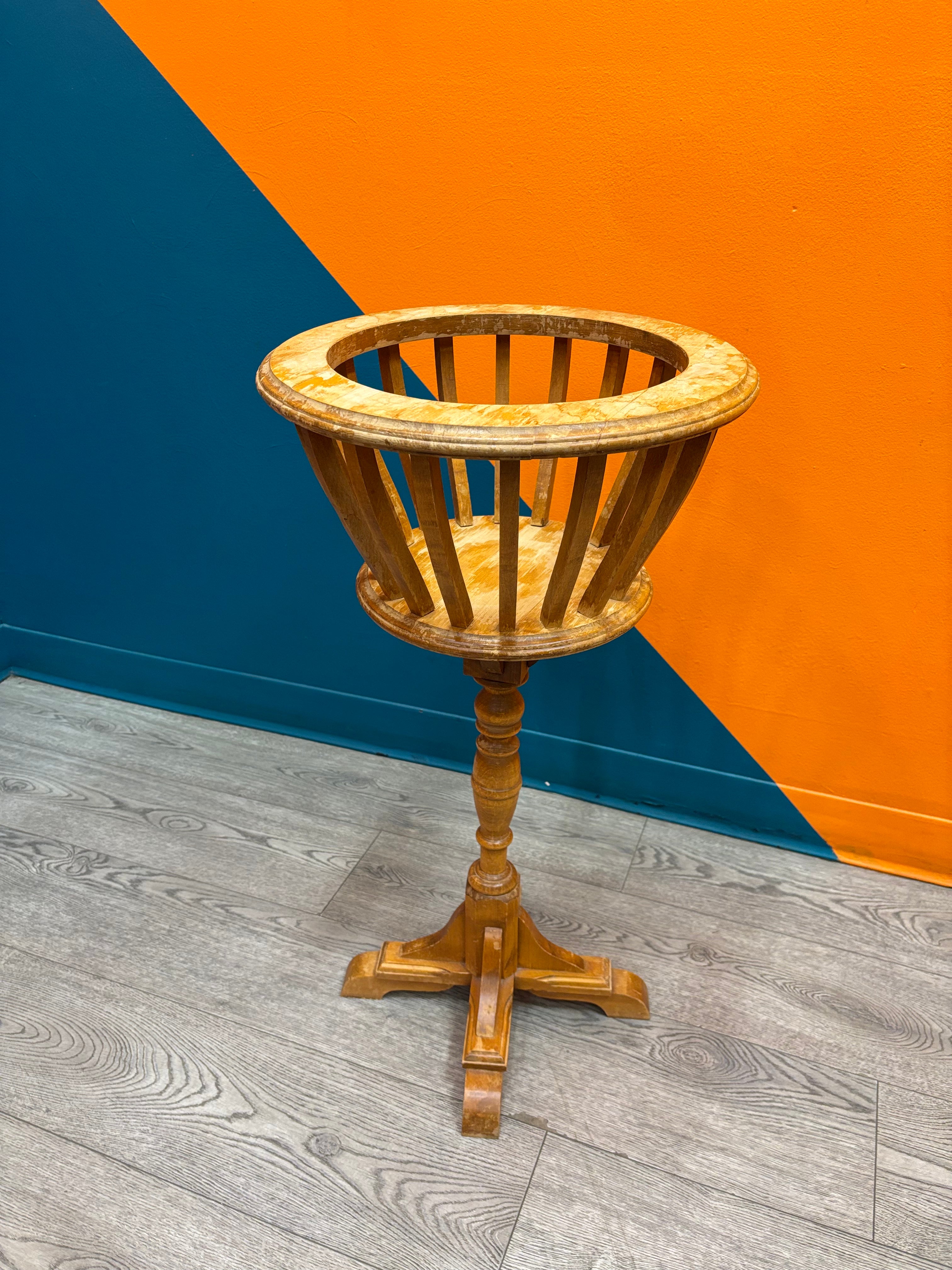 Wood Plant Stand