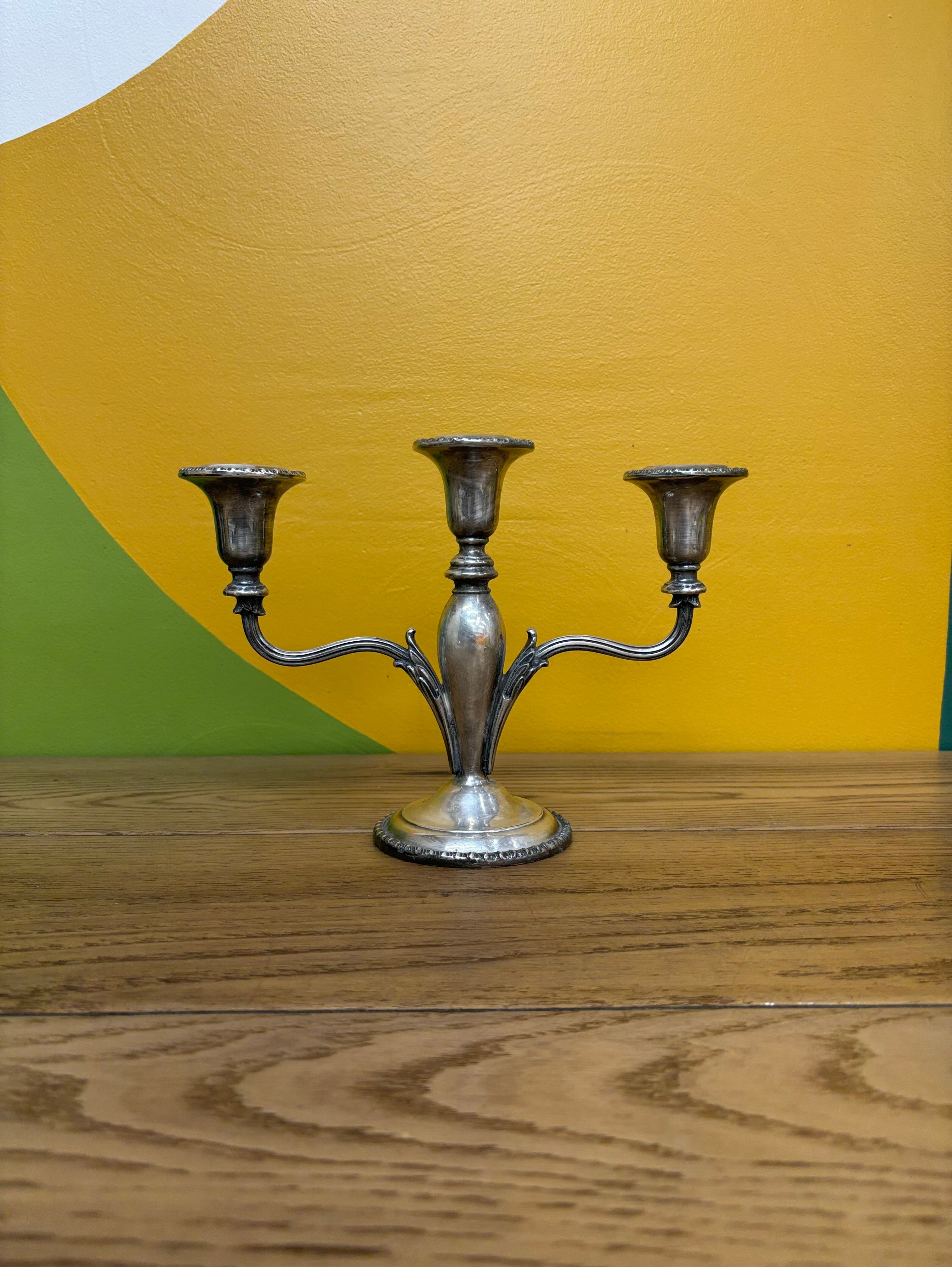 Silver Plated Candelabra