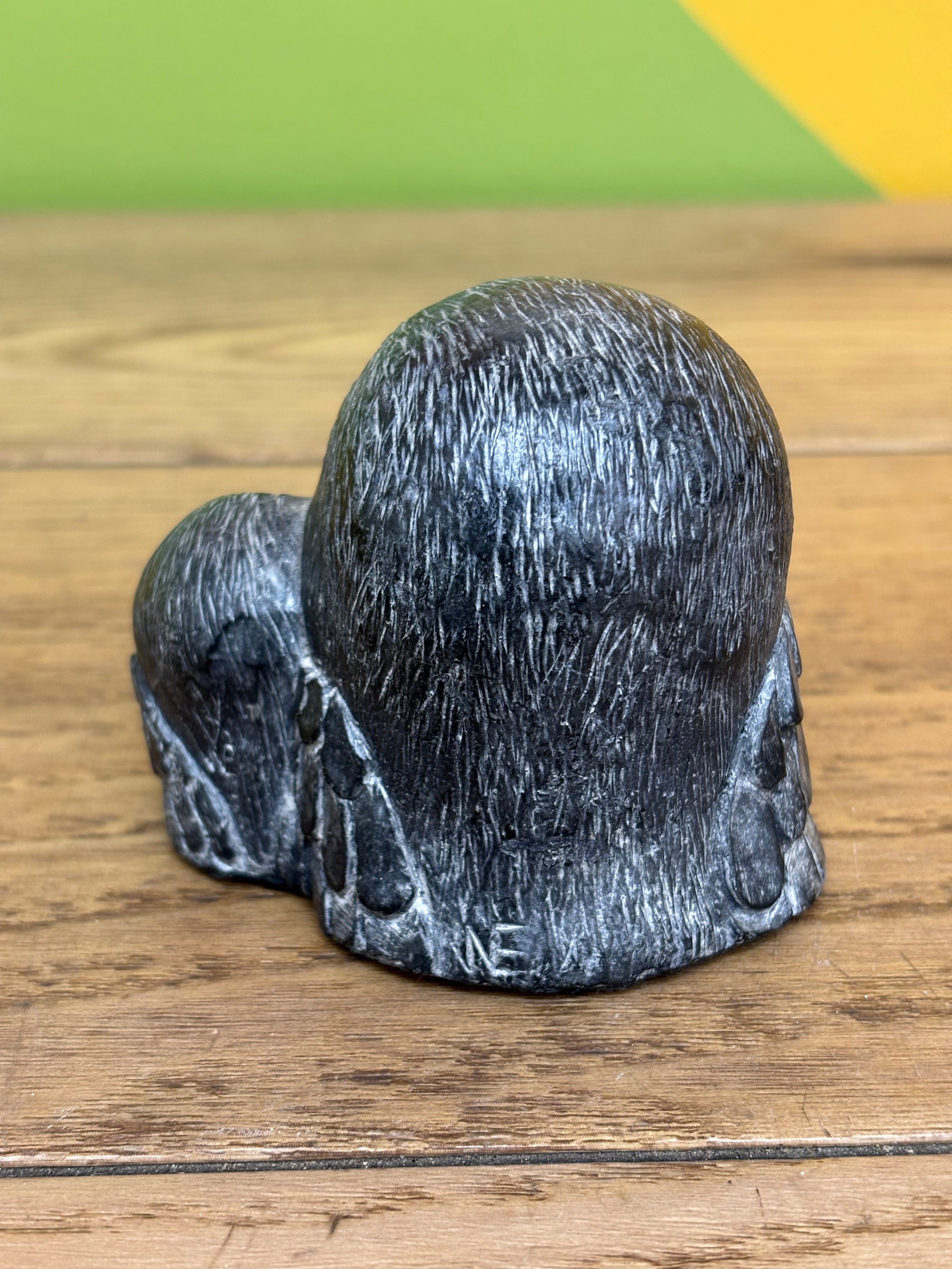 Mother & Baby Owl Sculpture