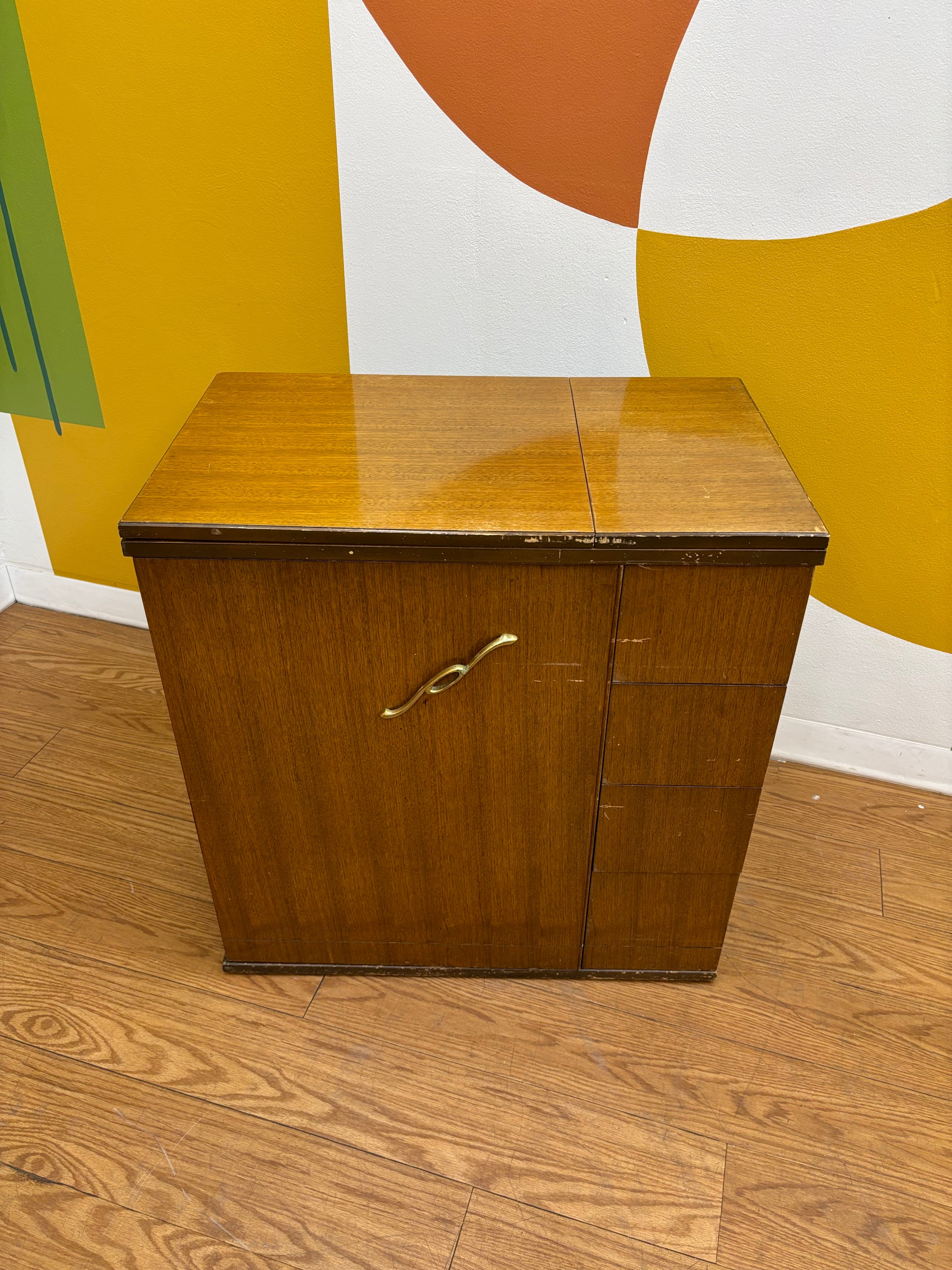 Domestic Imperial Automatic Sewing Machine Cabinet