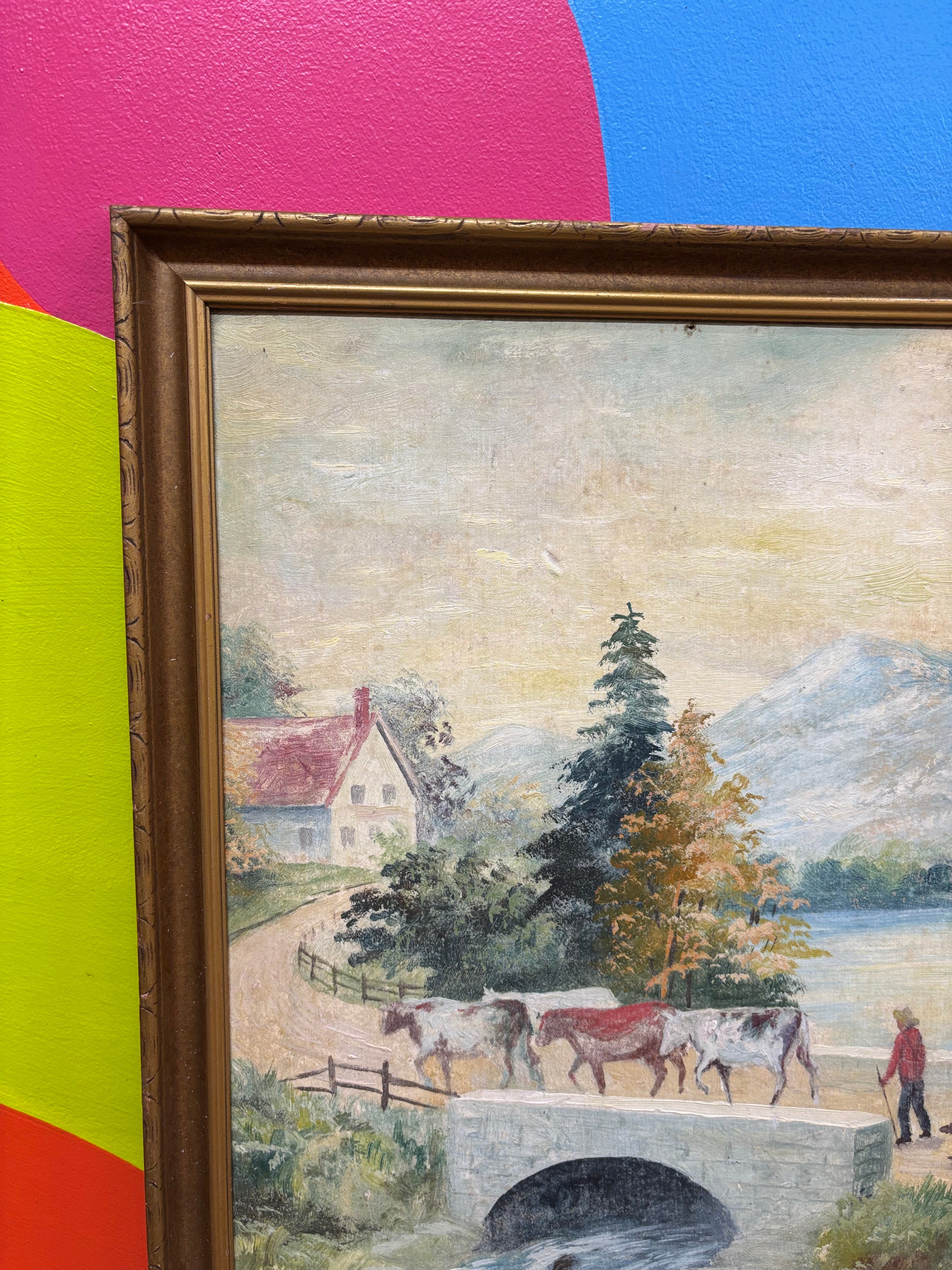 Framed Western Print