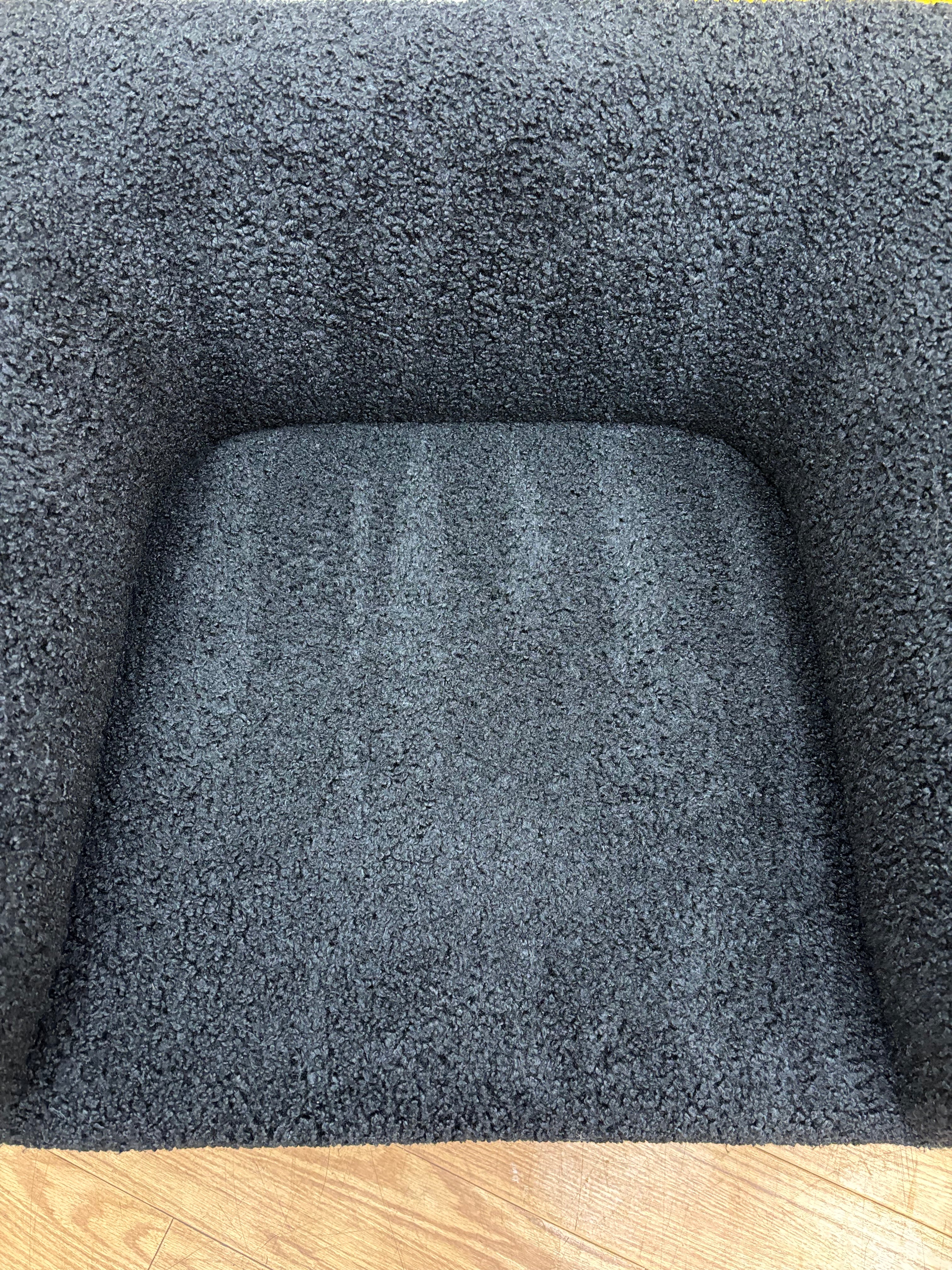 Oversized Square Sherpa Armchair (2 available)