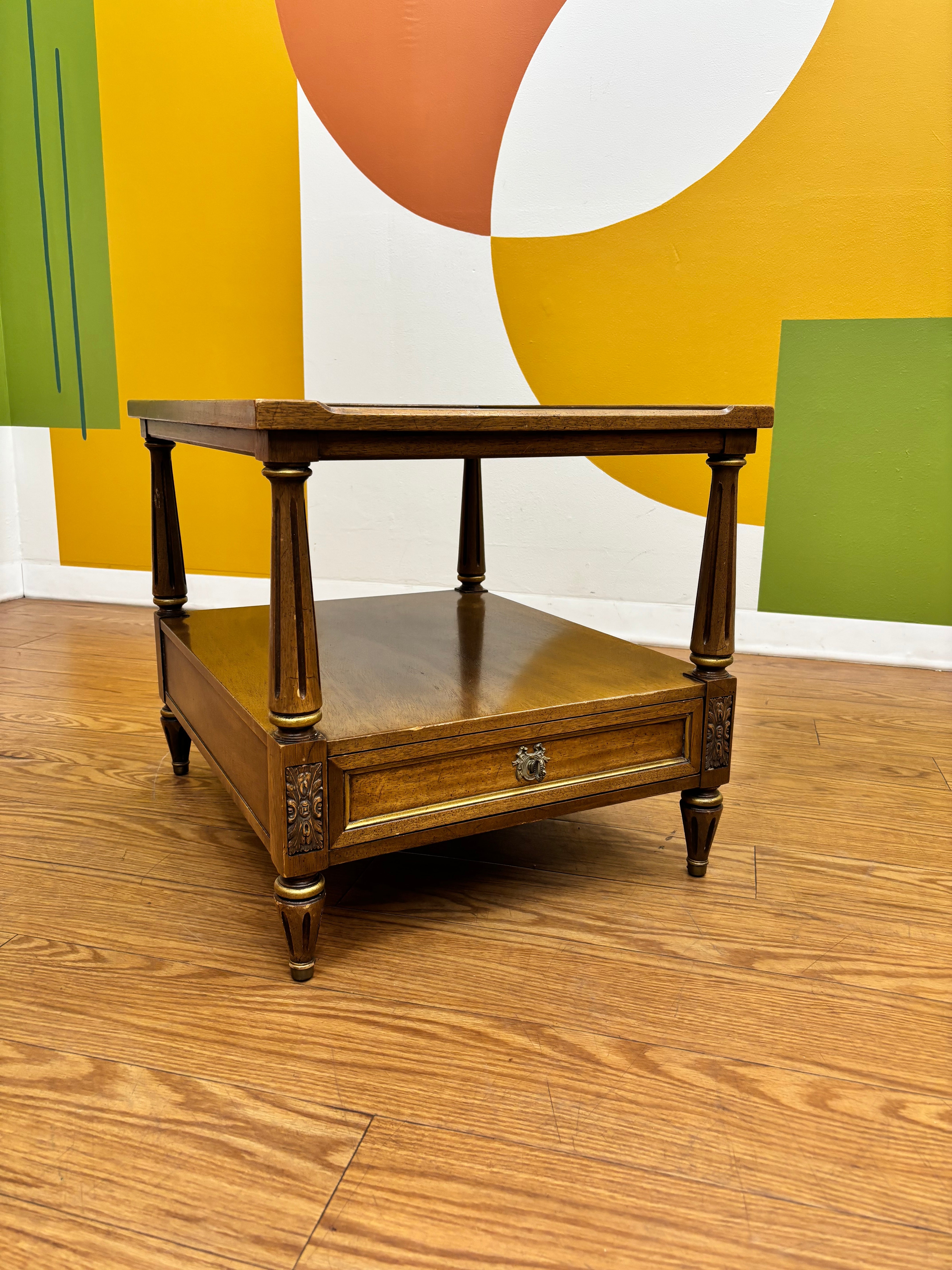Wood Side Table