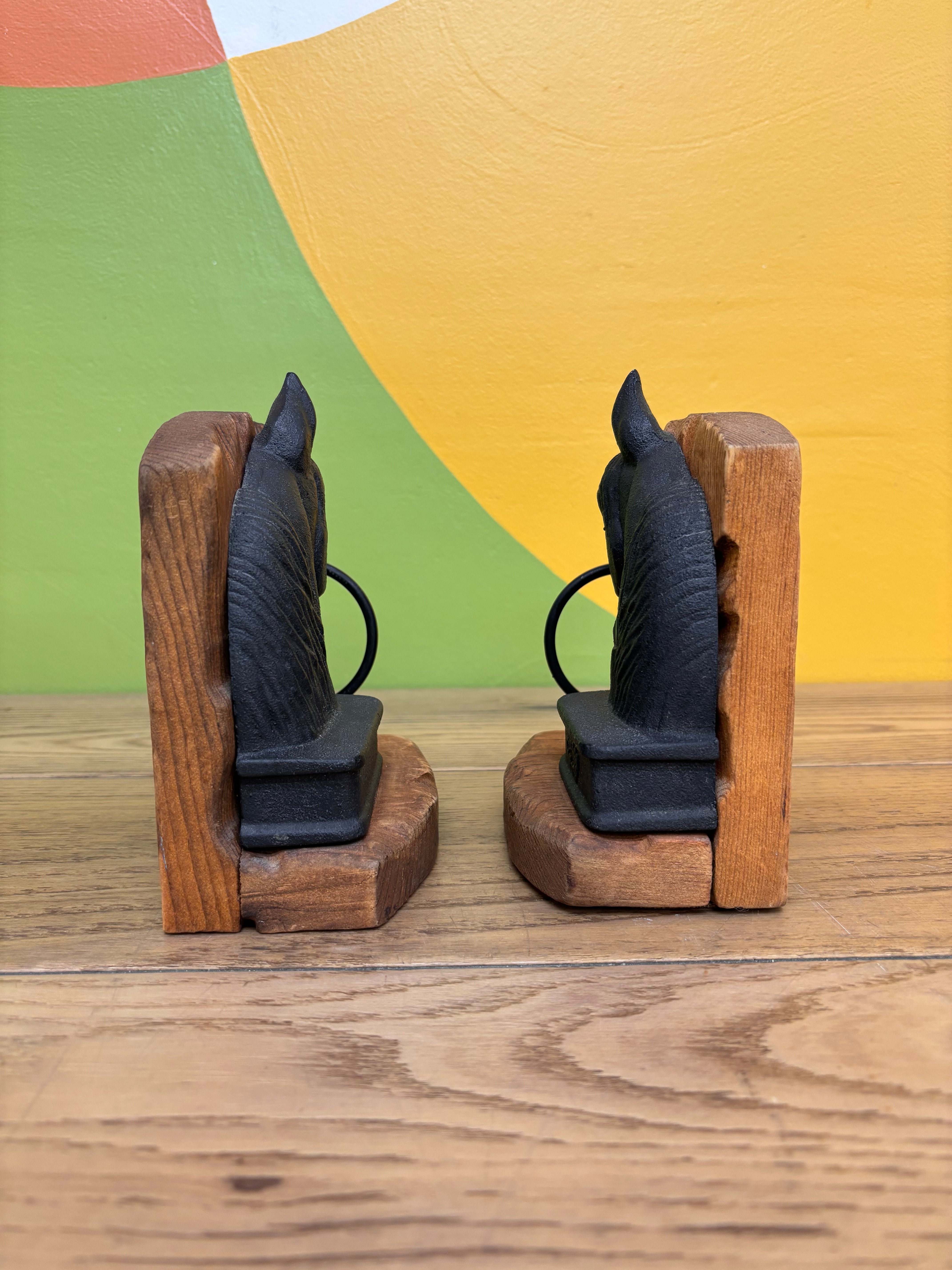 Horse Head Bookends