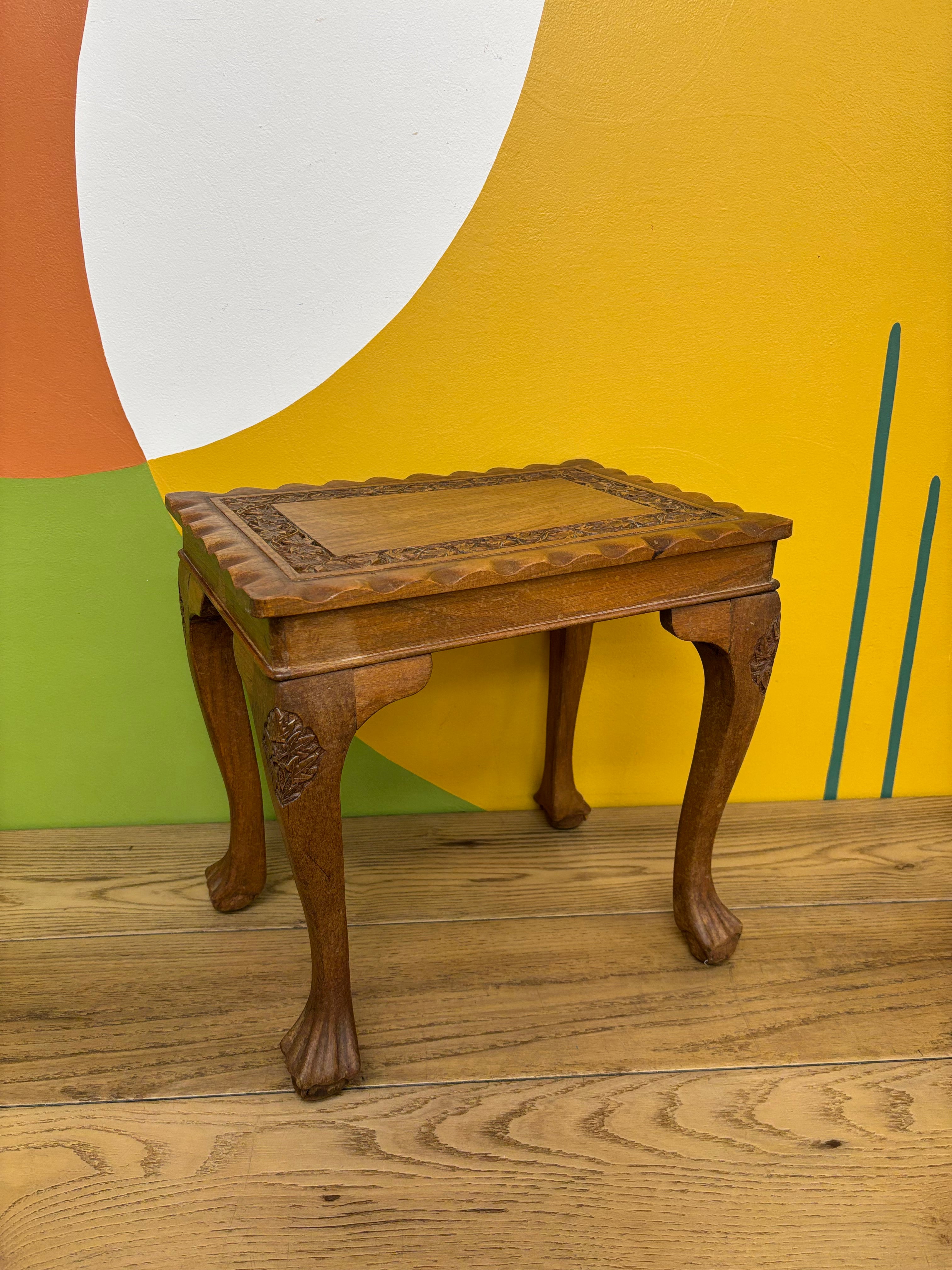 Small Wood Side Table