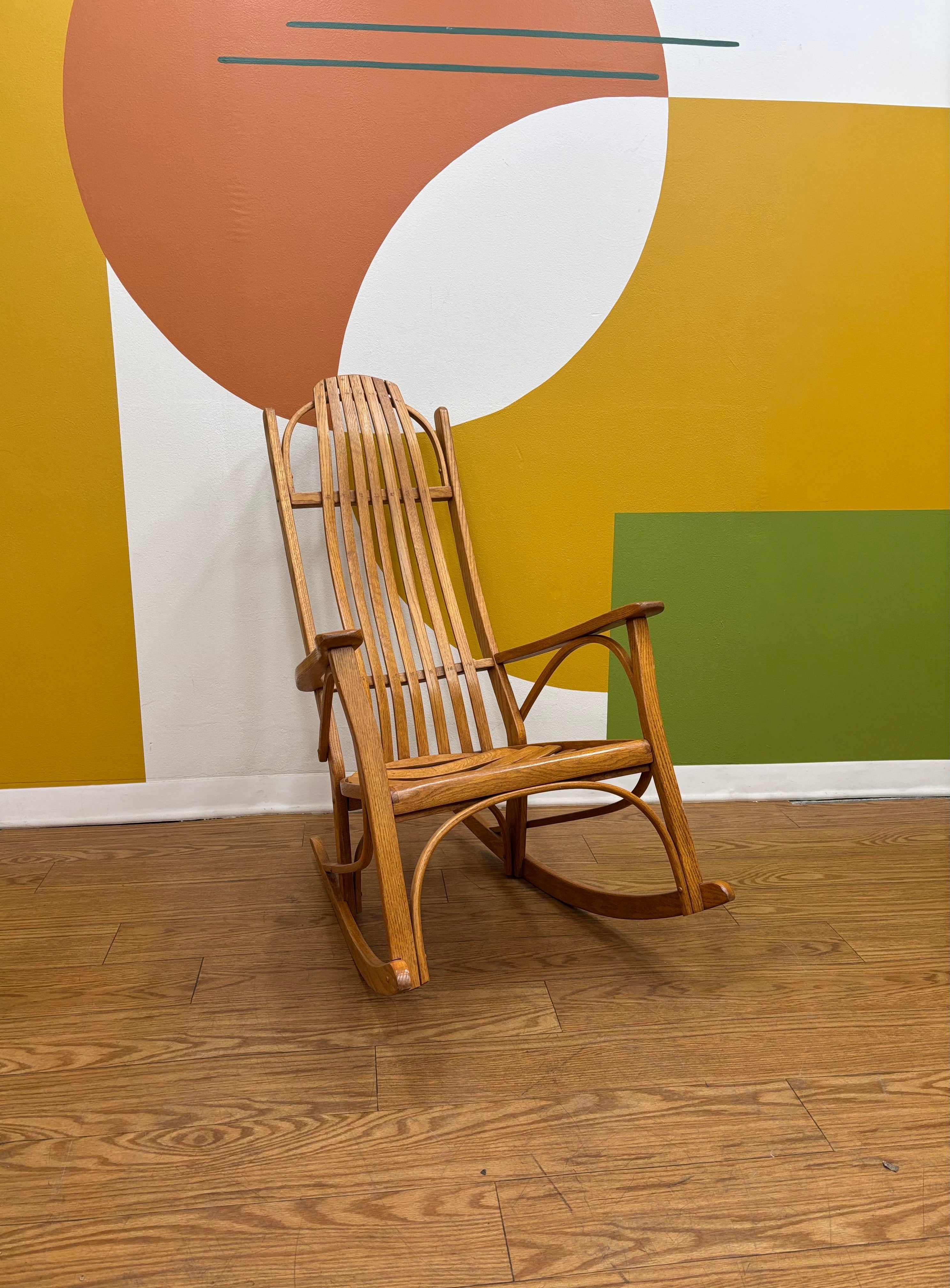 Wood Bentwood Rocking Chair
