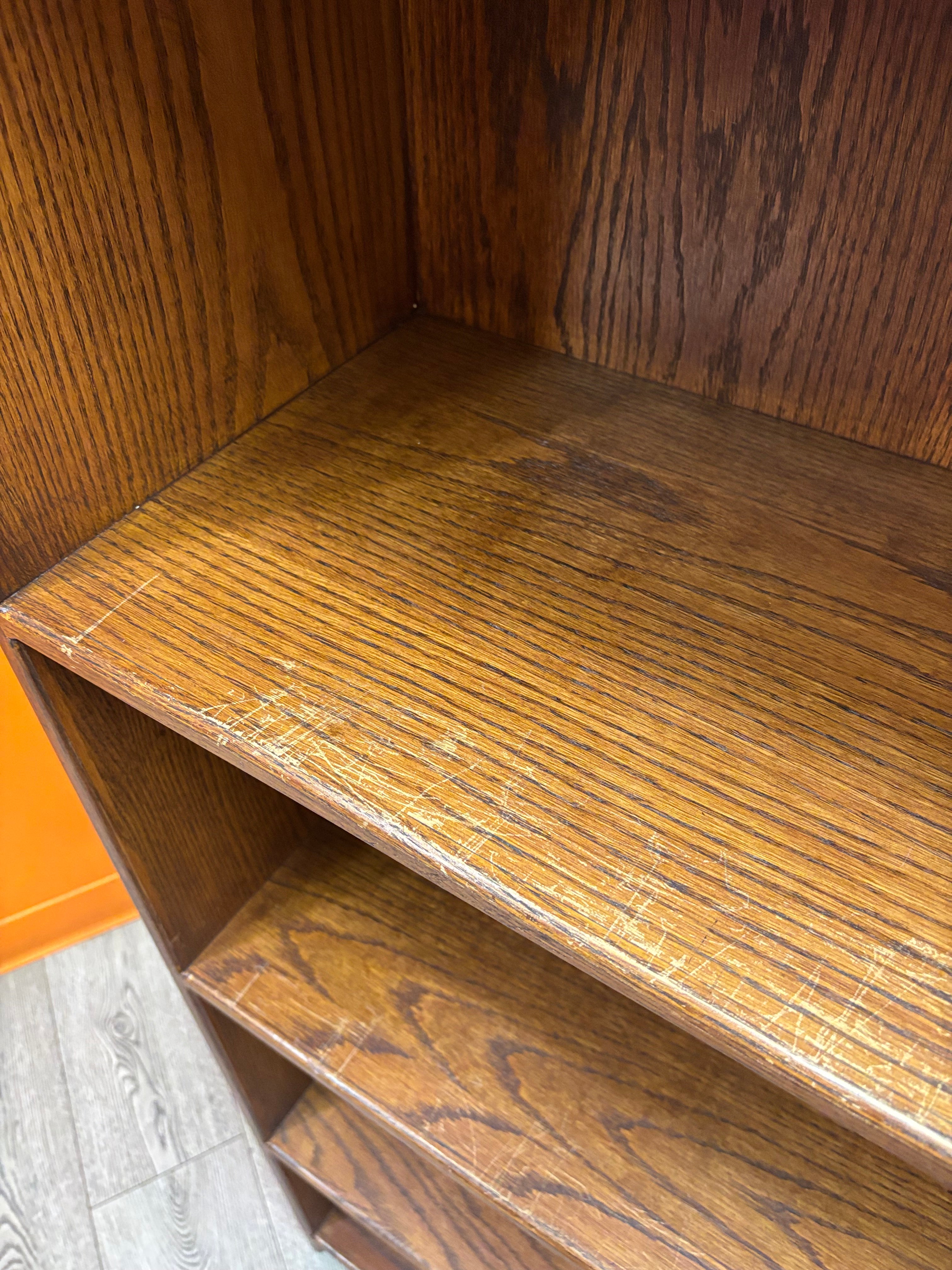 Wood 6 Tier Bookshelf