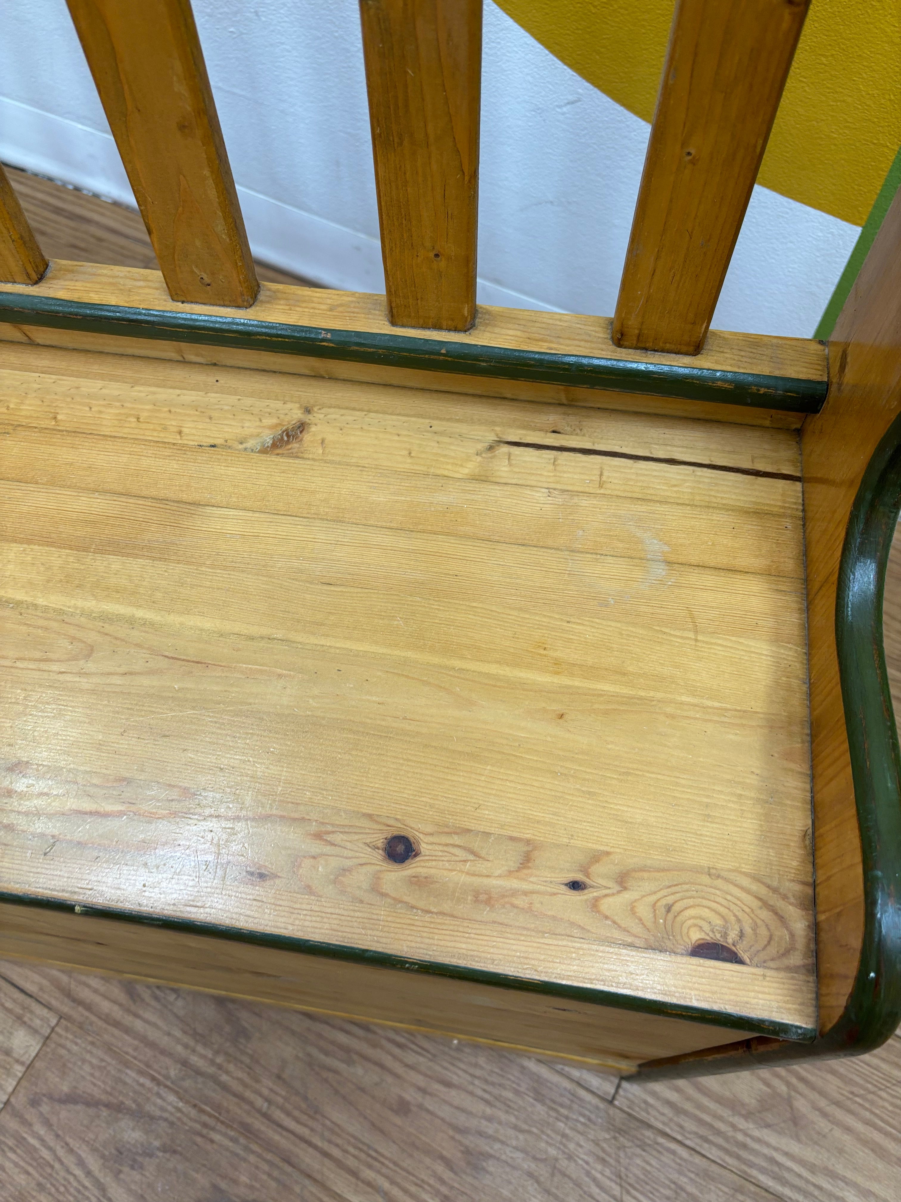 Wood Shoe Bench
