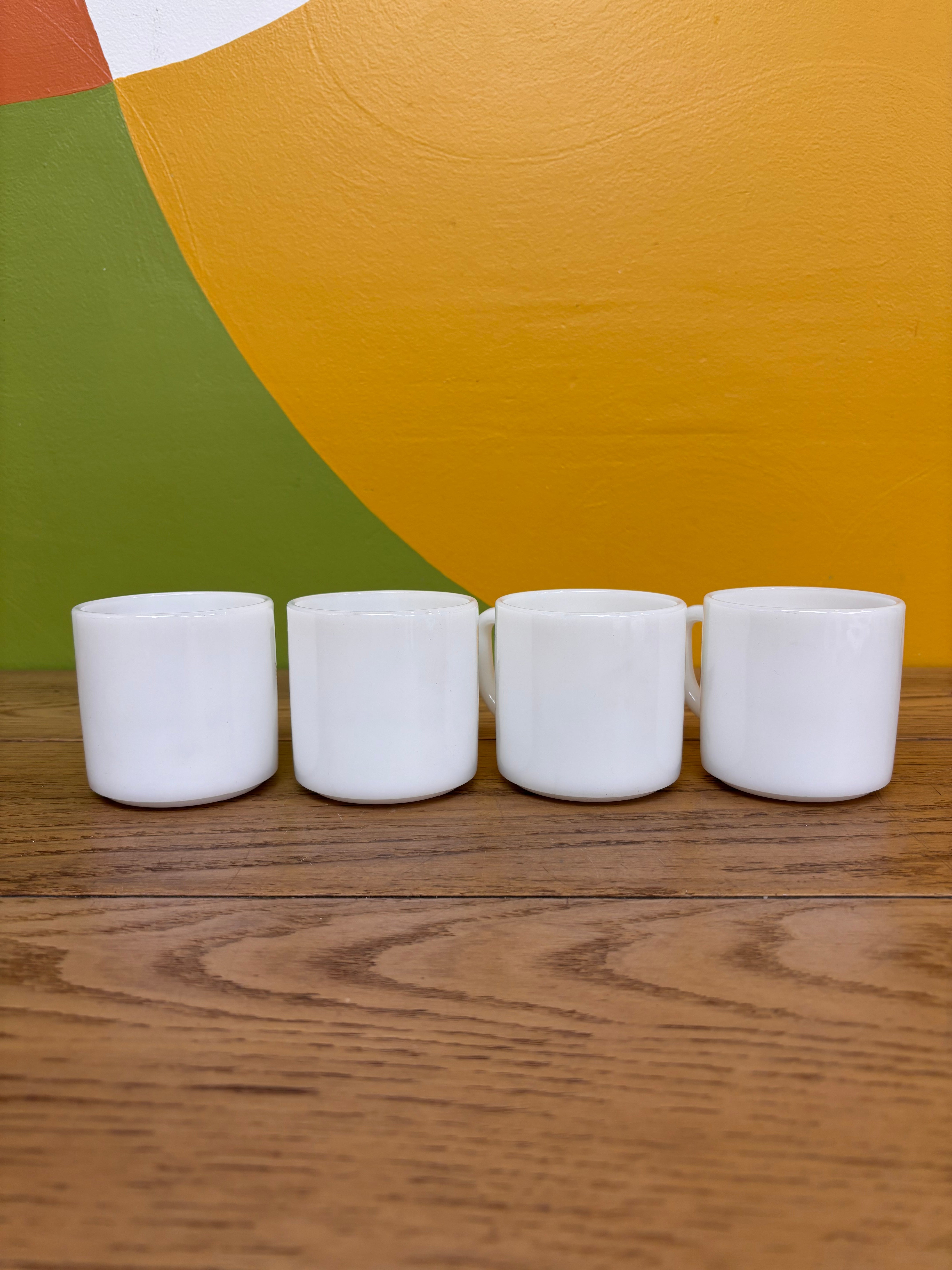 Federal Glass Canada Goose Mugs (4)