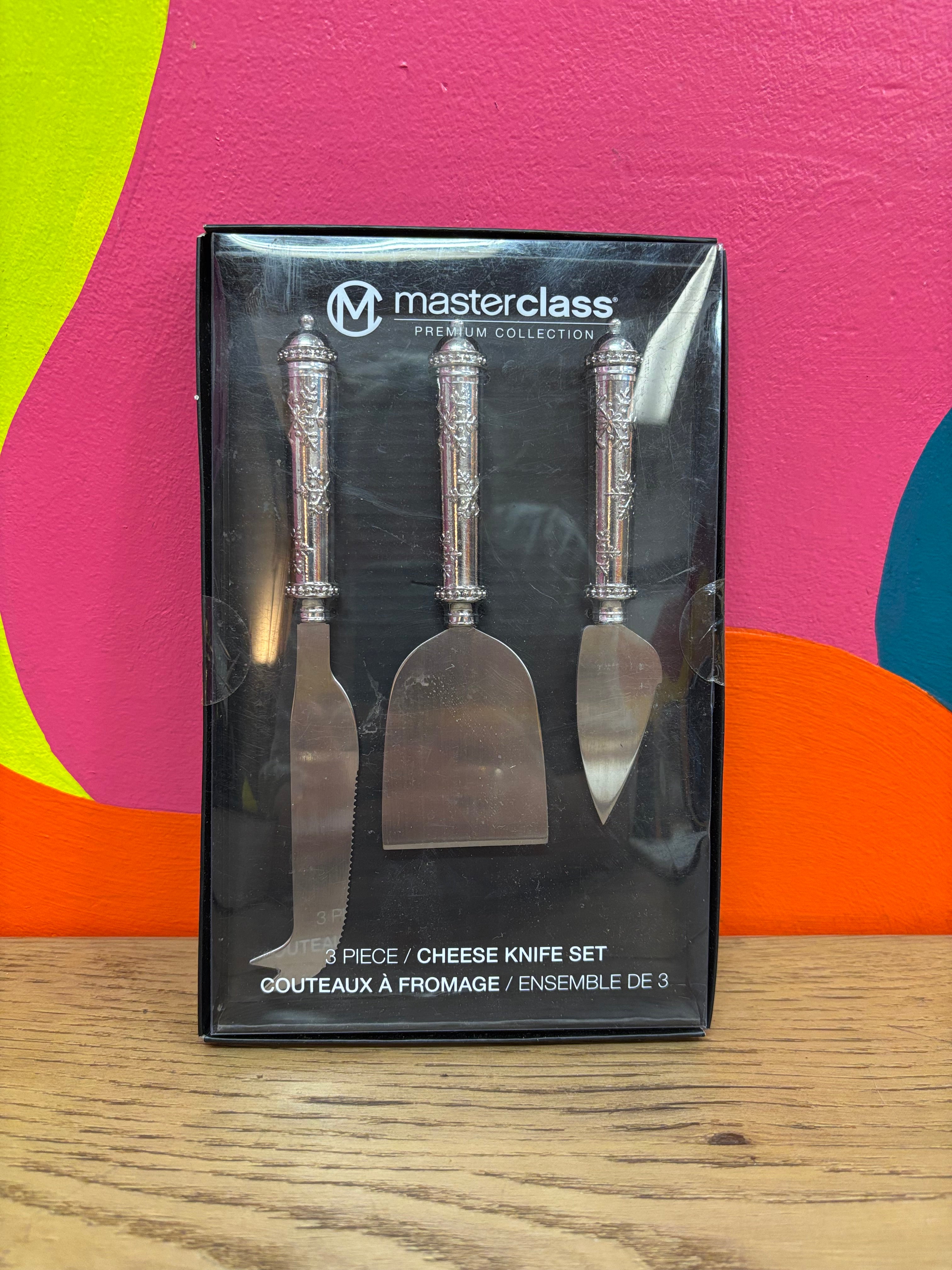 Masterclass 3 Piece Cheese Knife Set