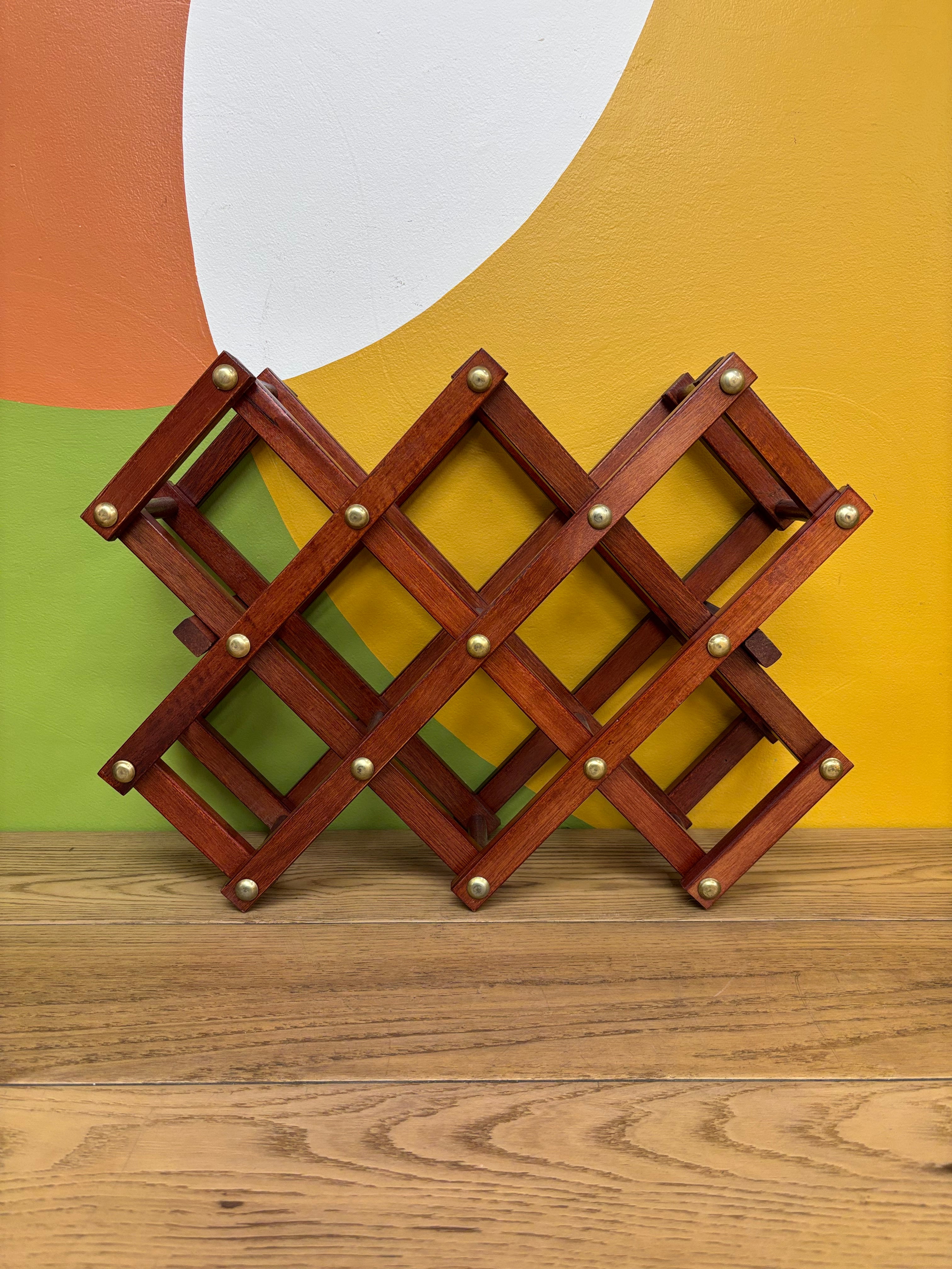 Accordion Style Wine Rack