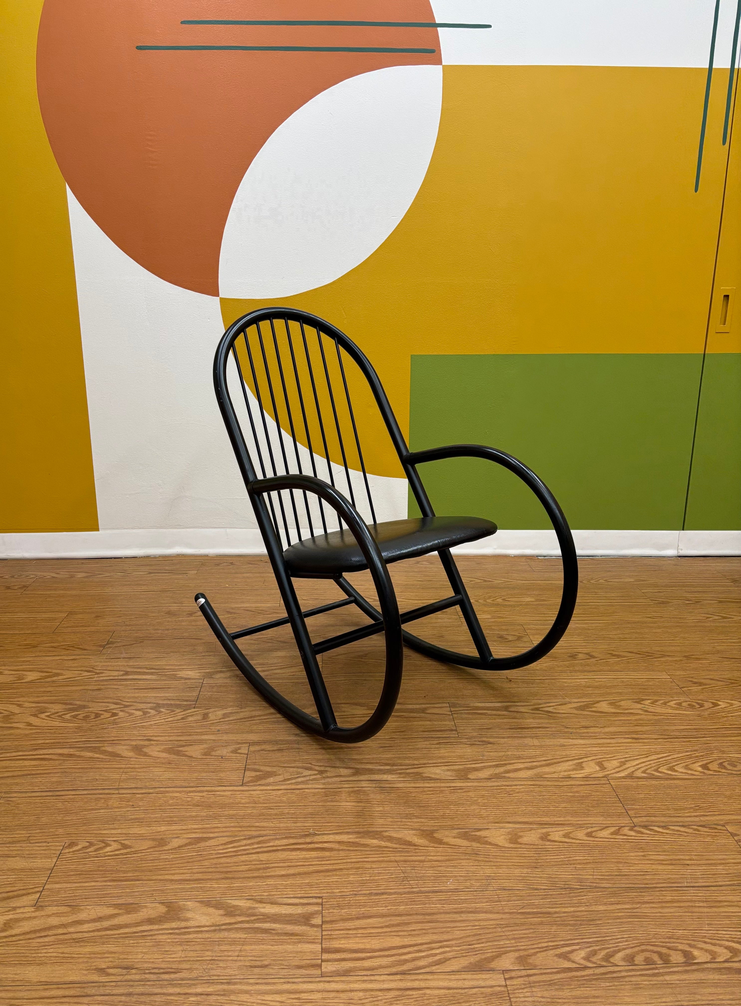 Black Amisco Rocking Chair