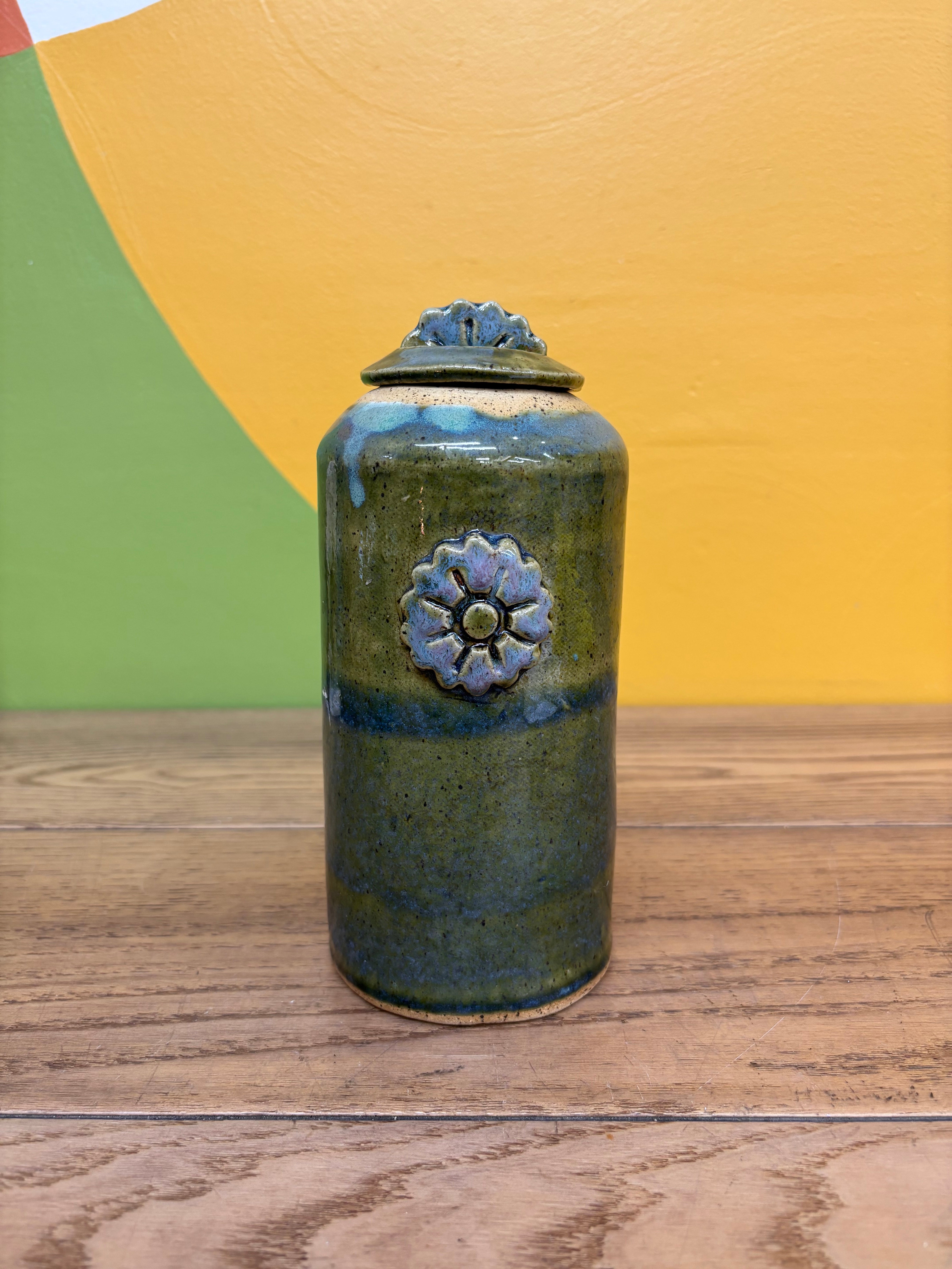 Pottery Jar with Lid