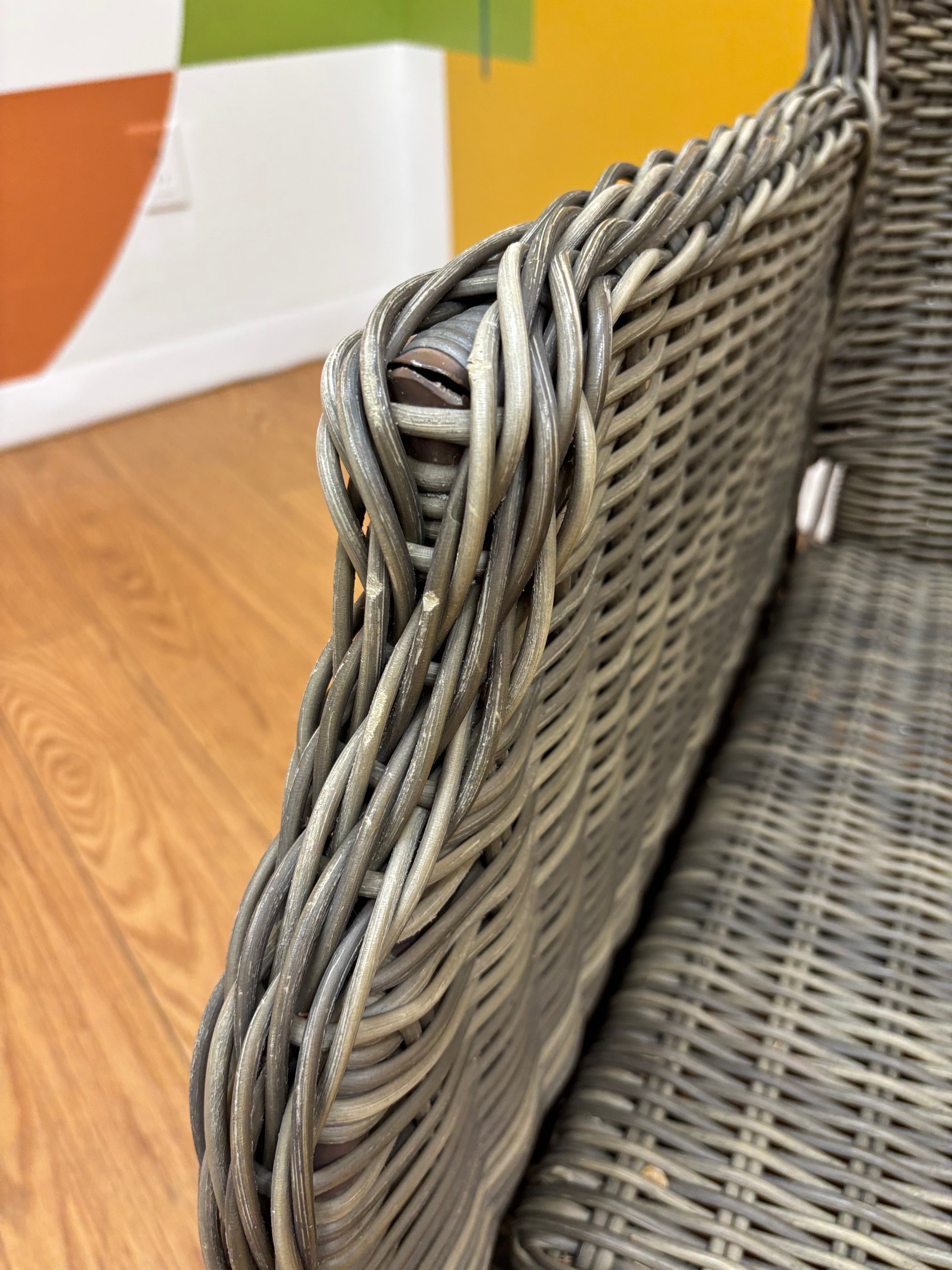 Hampton Bay All-Weather Wicker Reclining Lounge Chair (2 available)