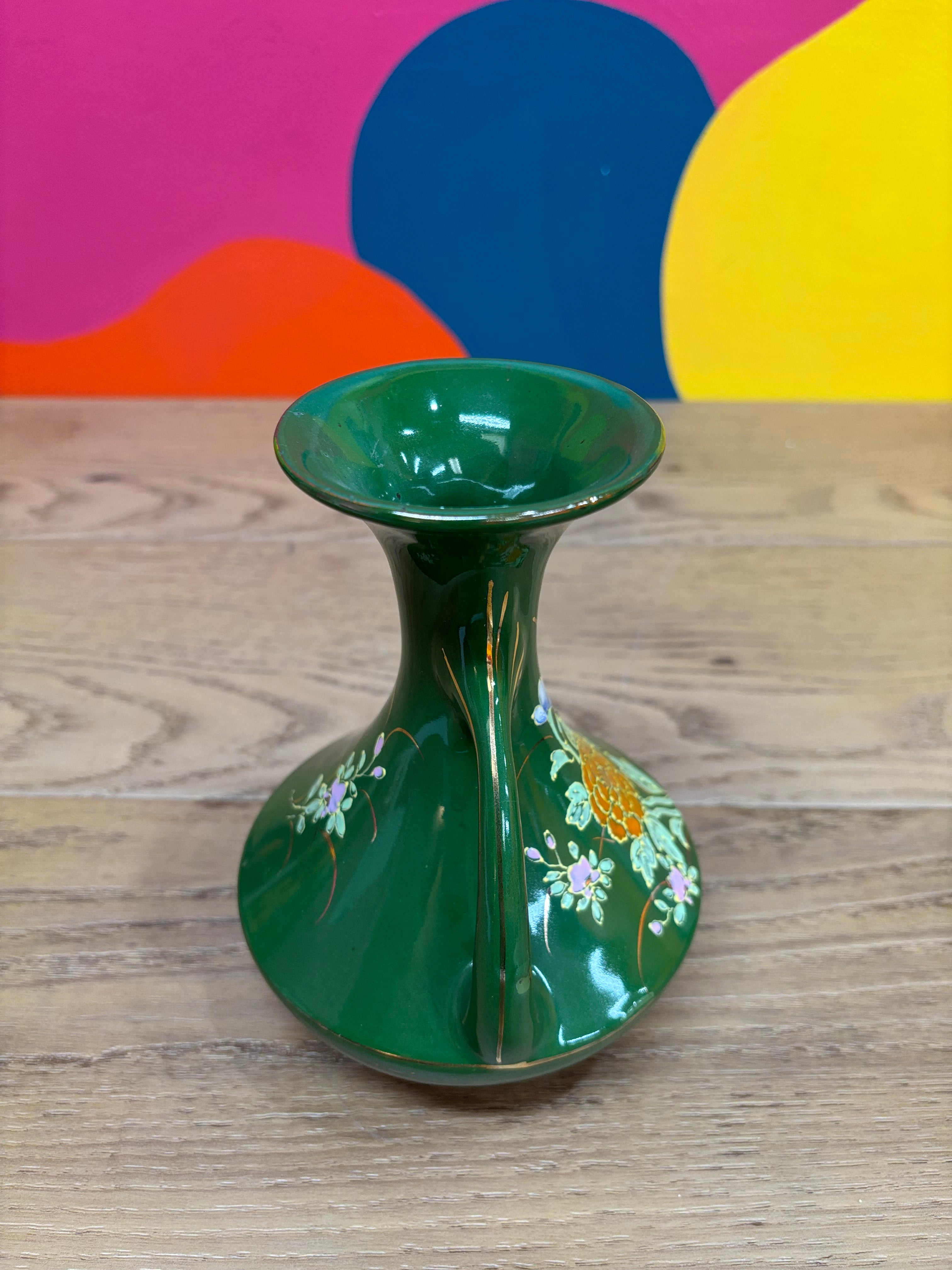 Small Green Decorative Vase