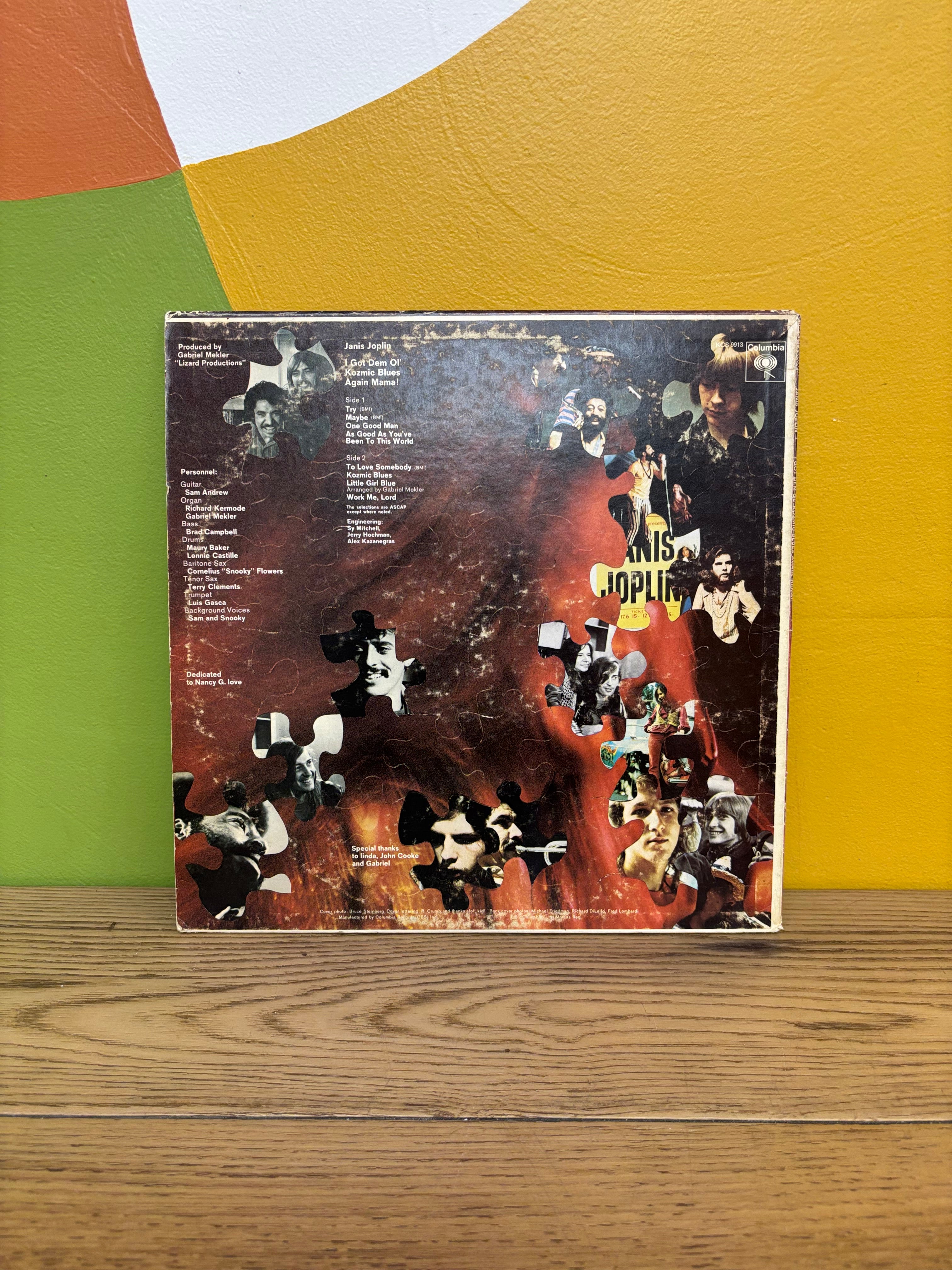 Janis Joplin Vinyl - I Got Dem Ol' Kozmic Blues Again Mama!