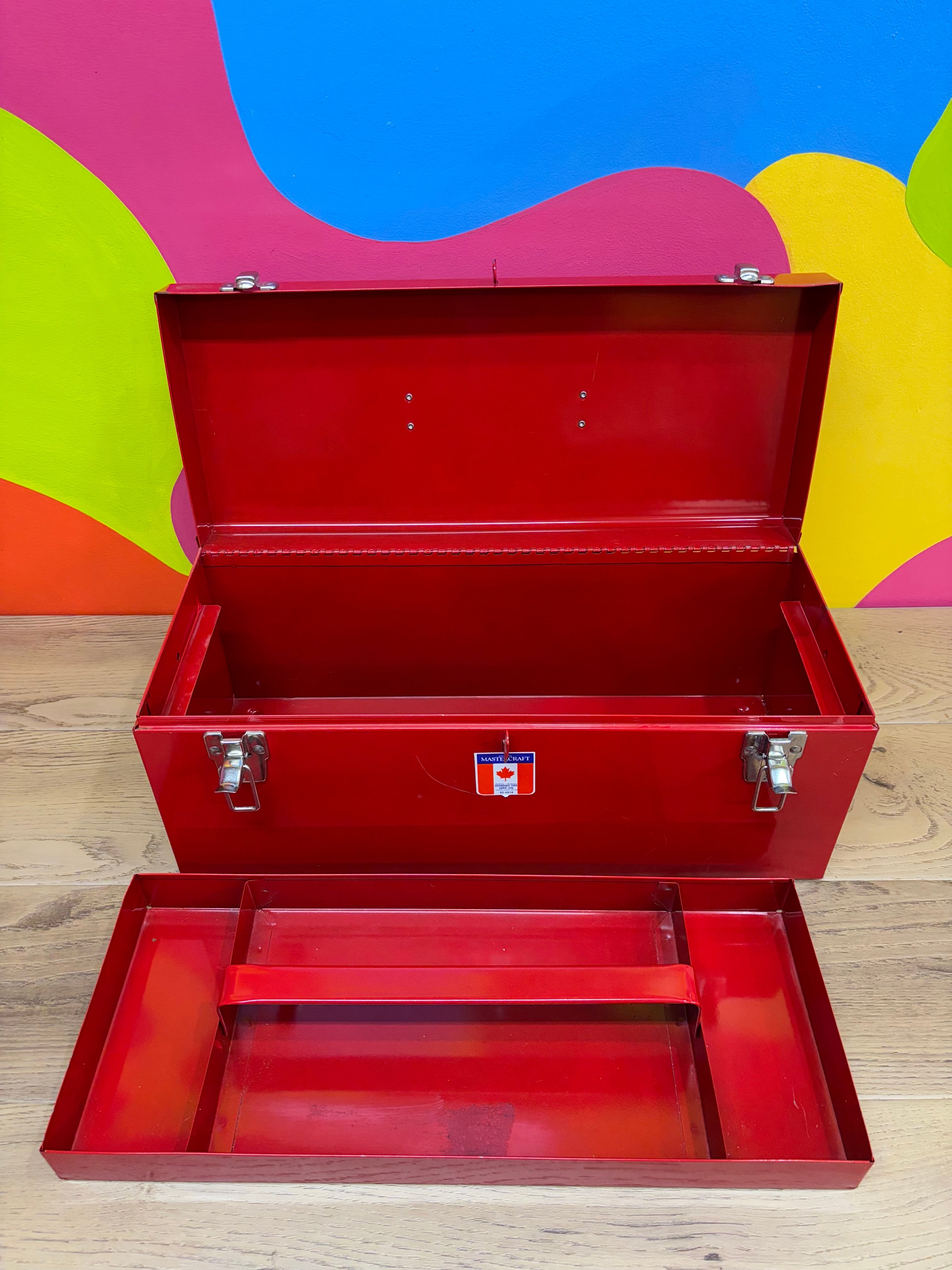 Mastercraft Red Tool Box