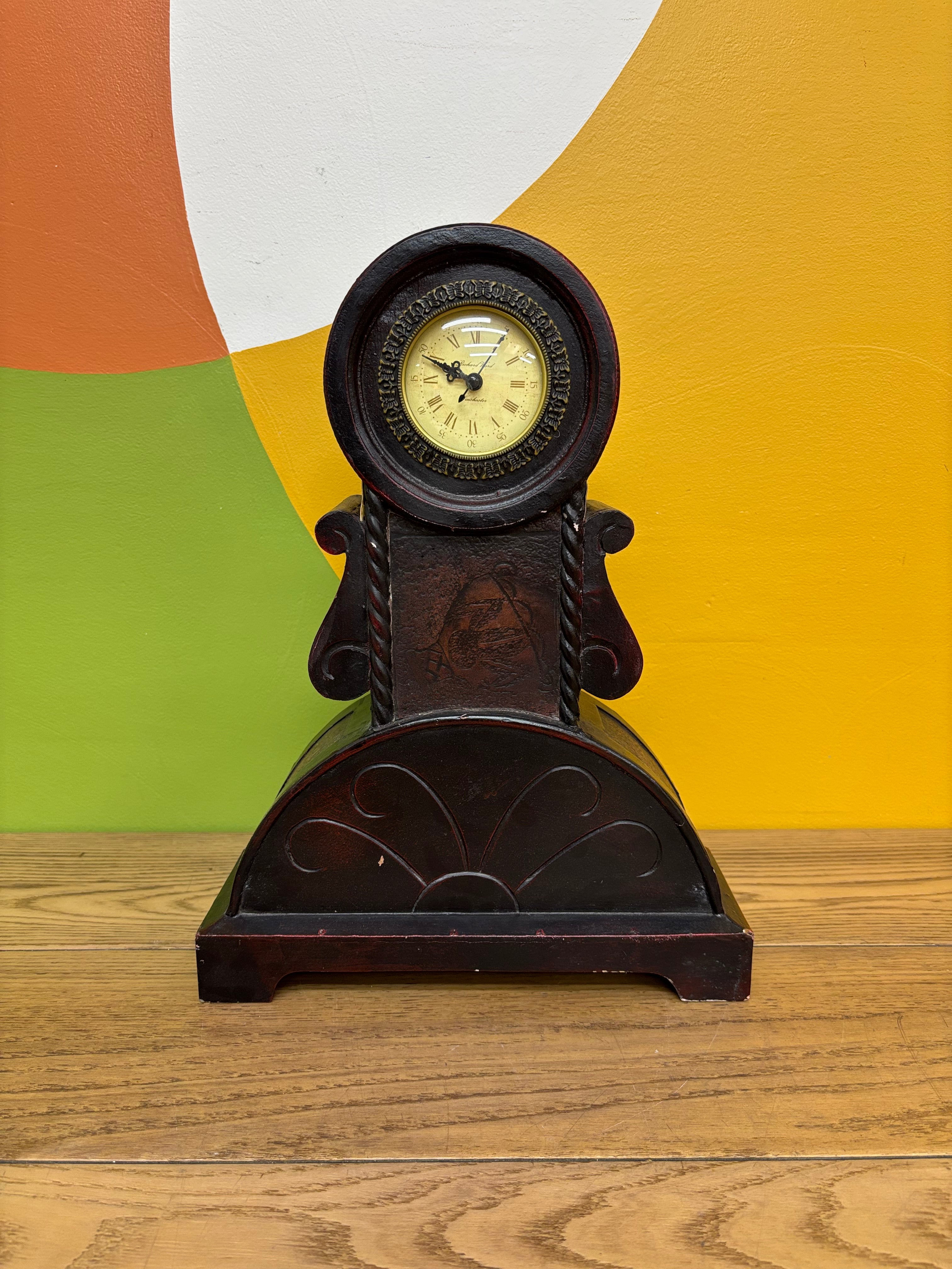Wood Mantel Clock
