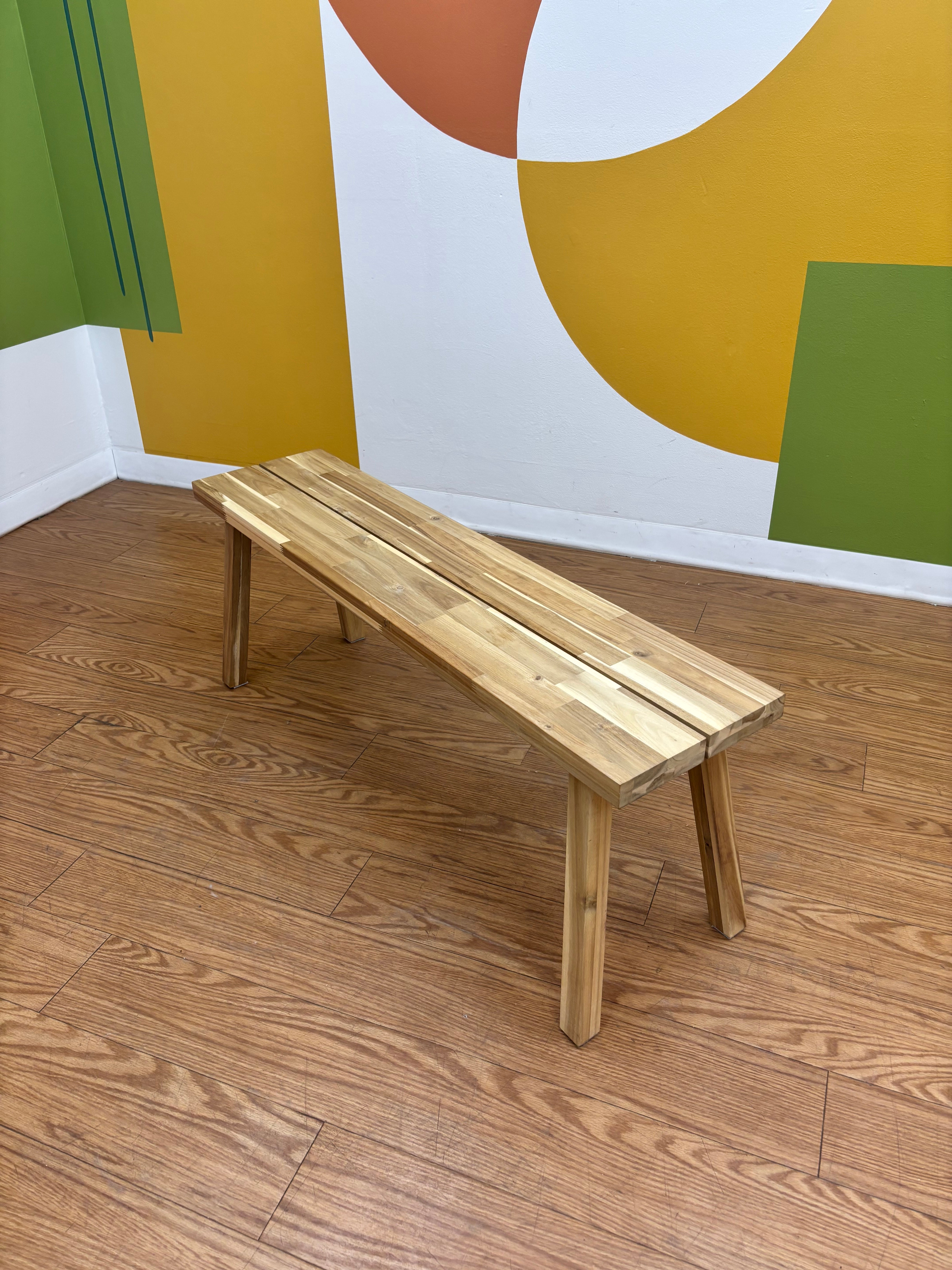 Wood Bench