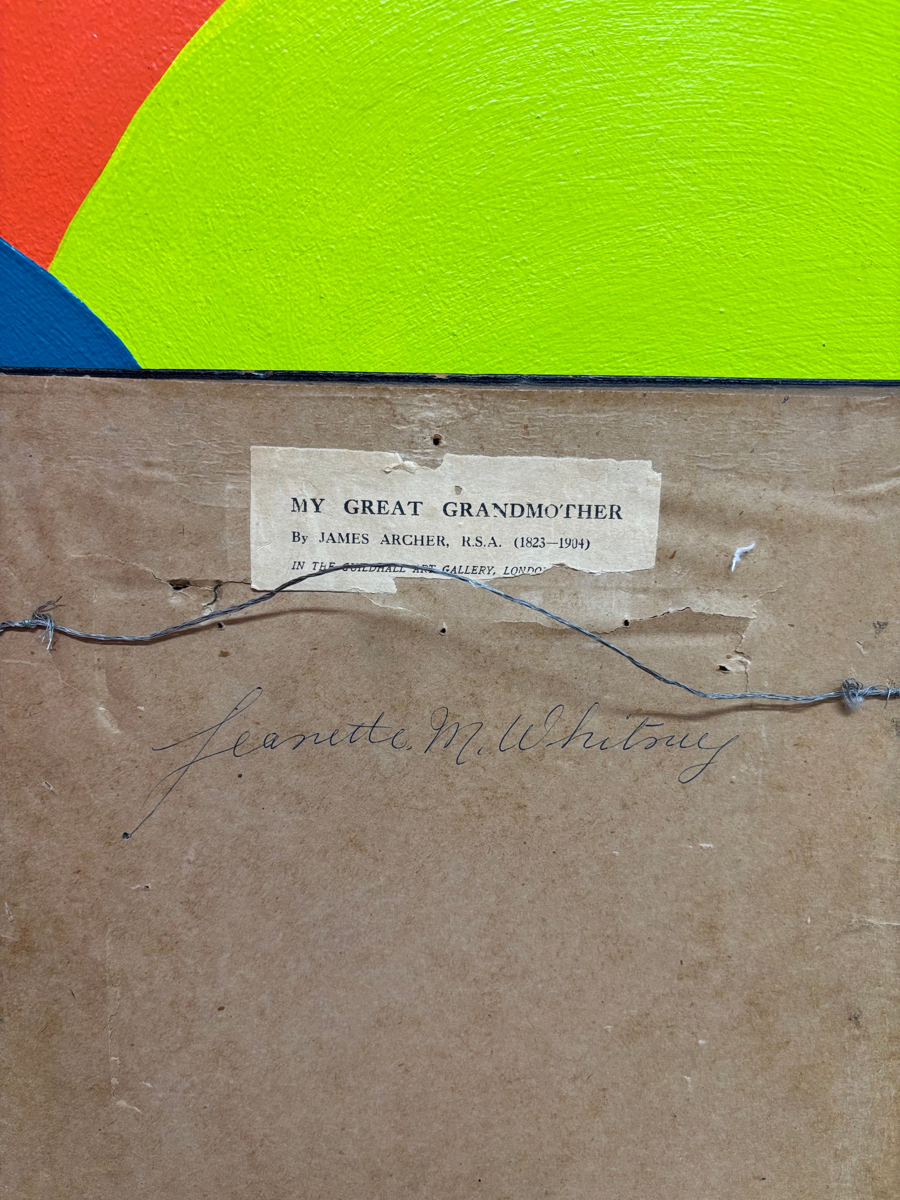 Framed Print - My Great Grandmother