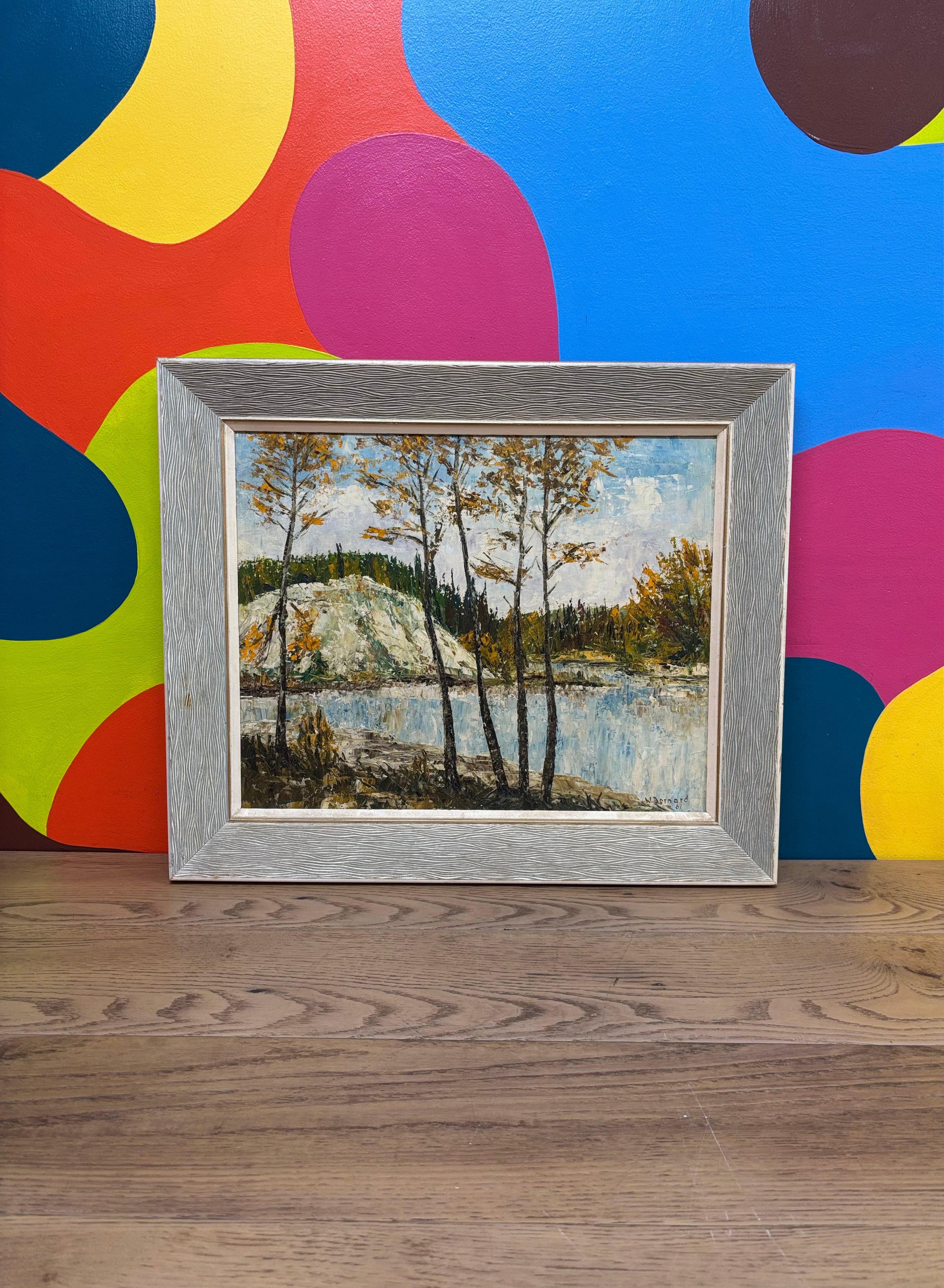 Framed Painting by W. Bernard