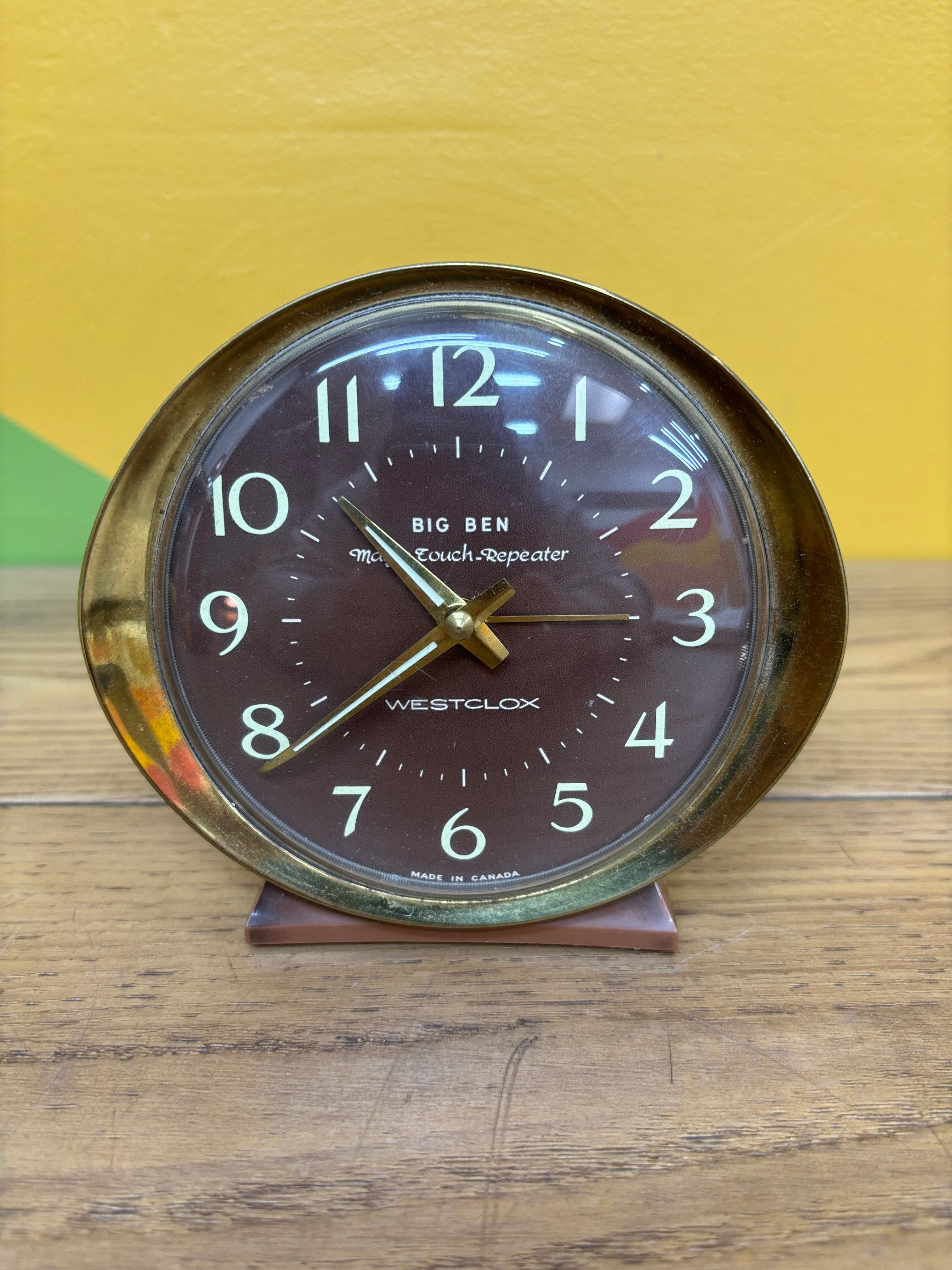 Westclox Big Ben Magic Touch Repeater Alarm Clock