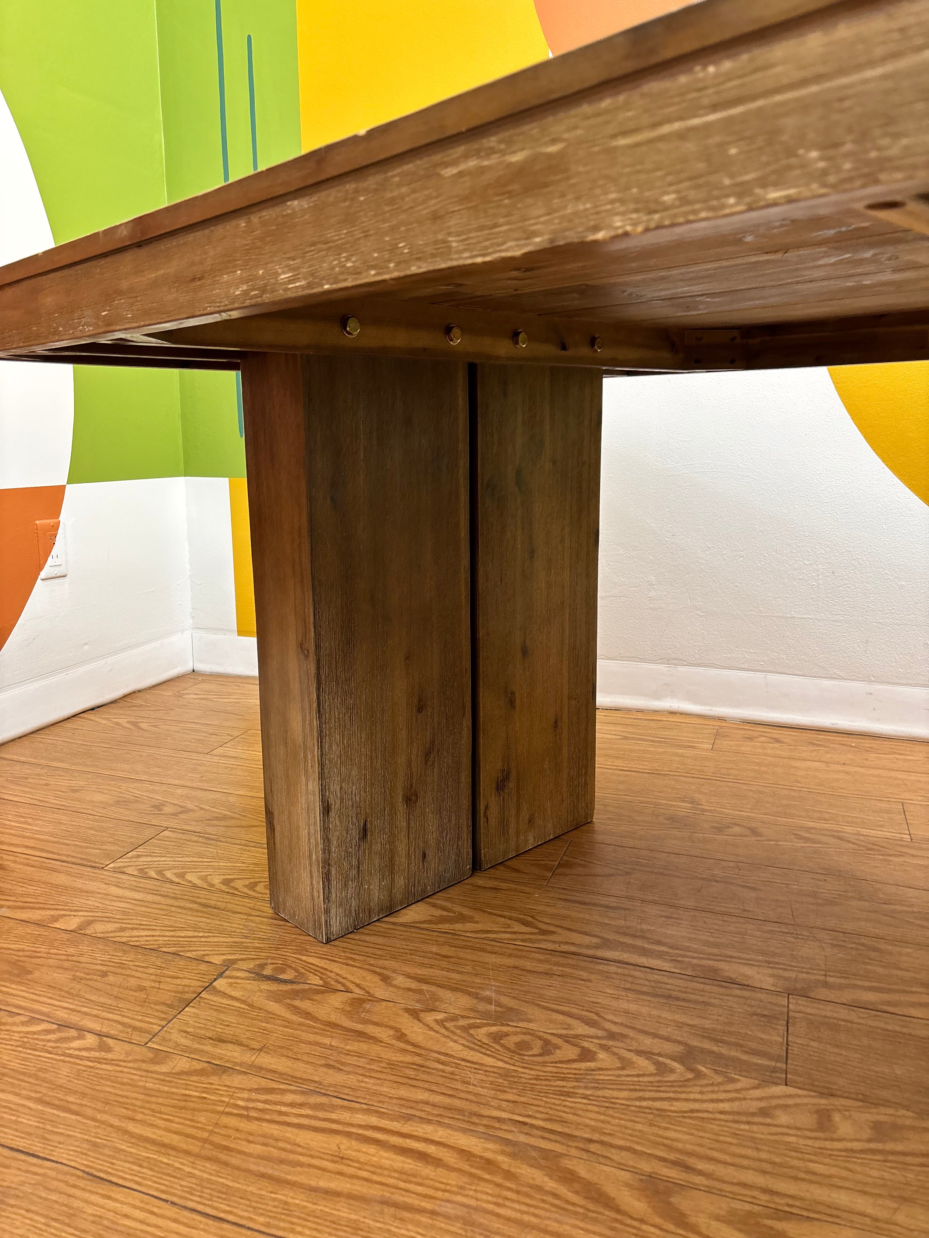 Large Wood Dining Table