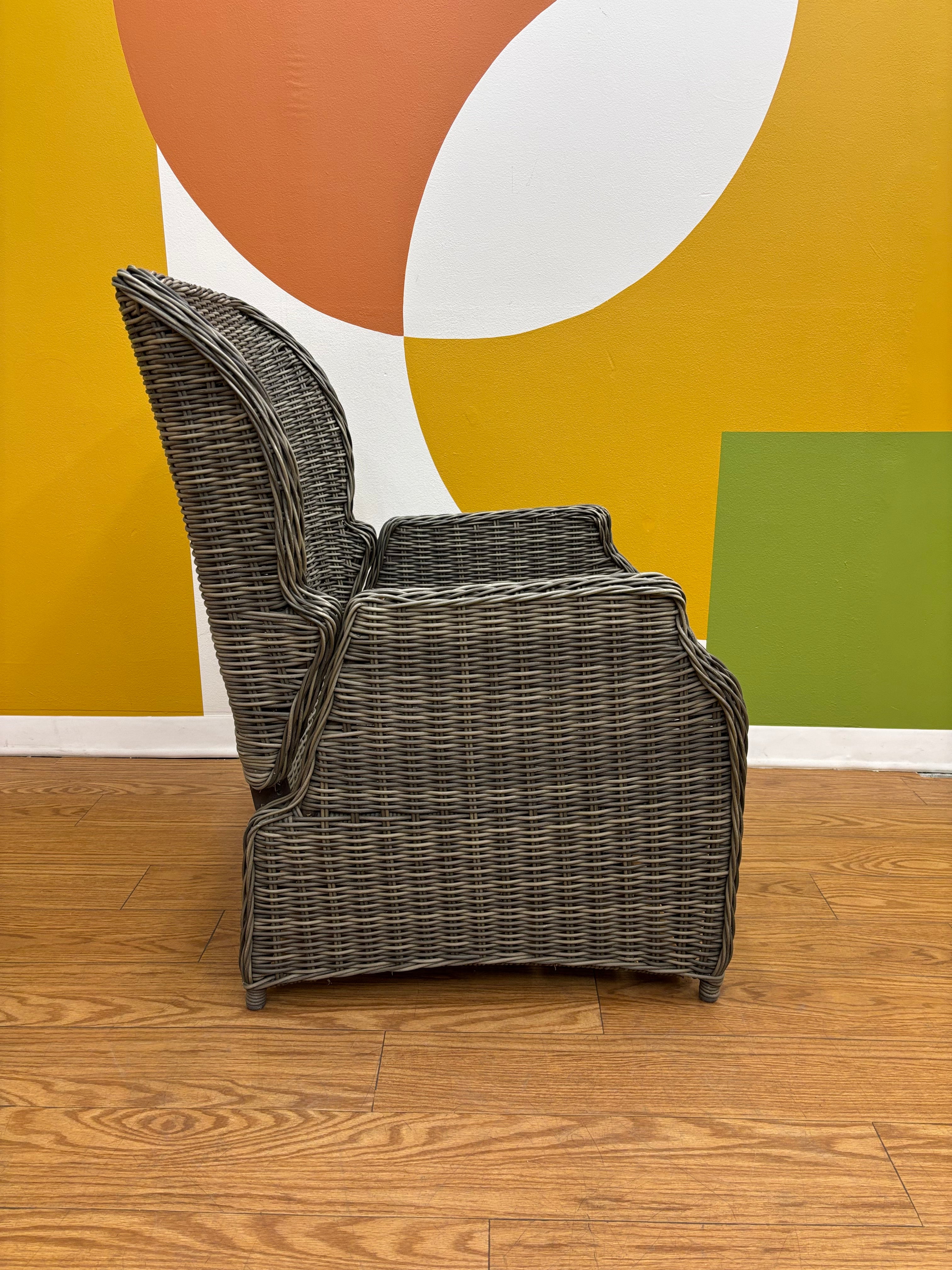 Hampton Bay All-Weather Wicker Reclining Lounge Chair (2 available)