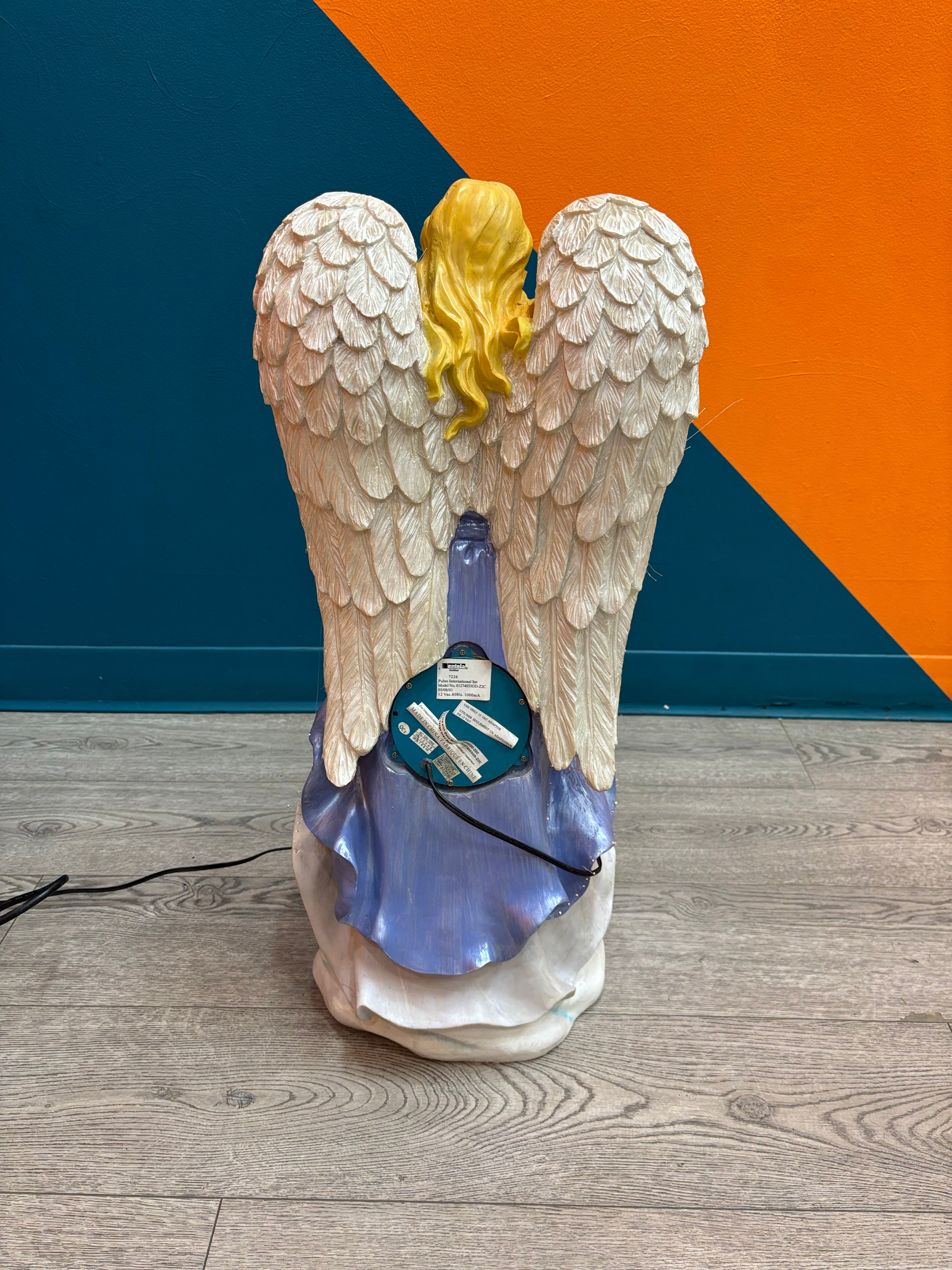 Fiber Optic Color Changing Angel Figurine