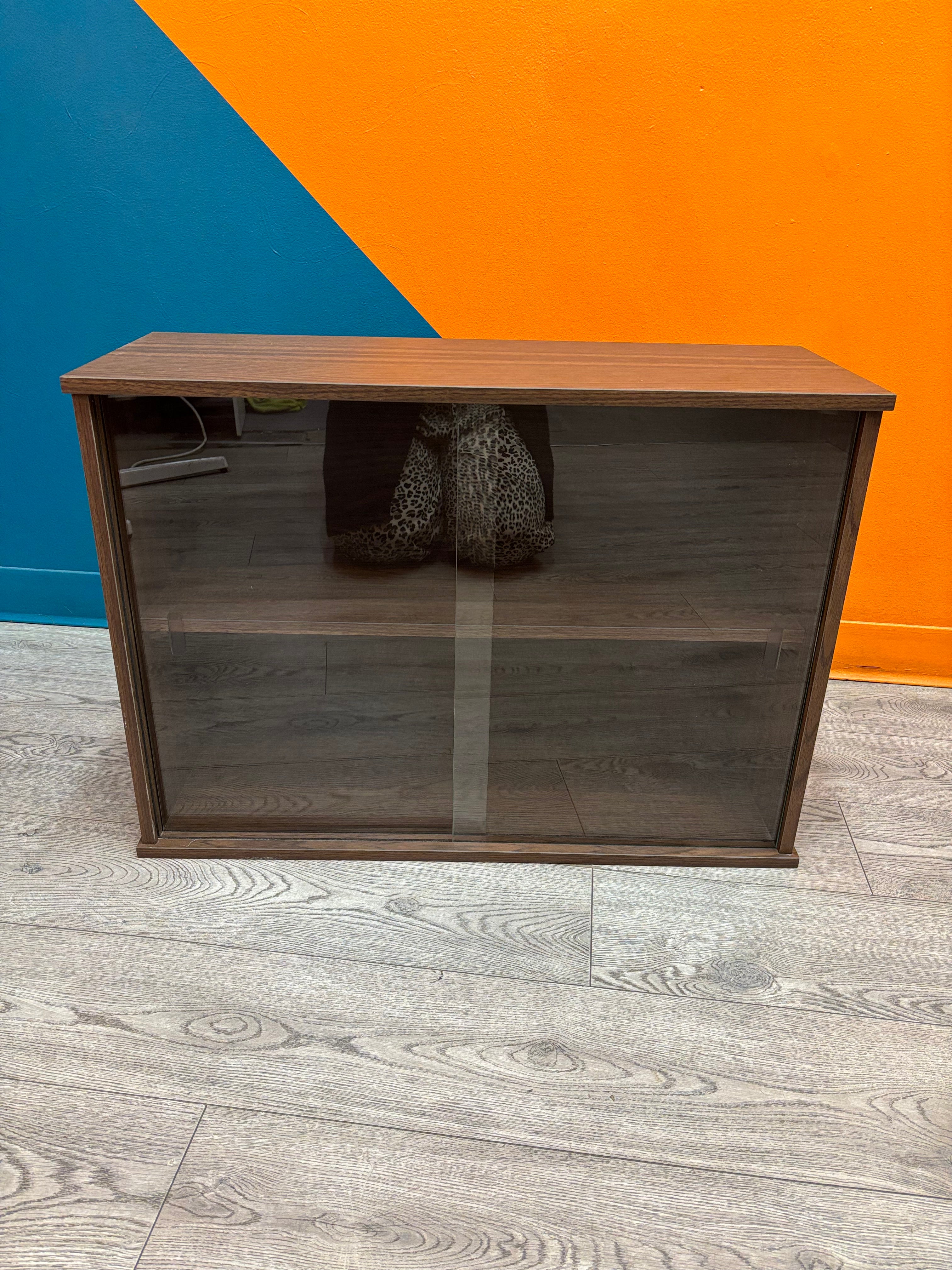 Small Cabinet with Glass Doors
