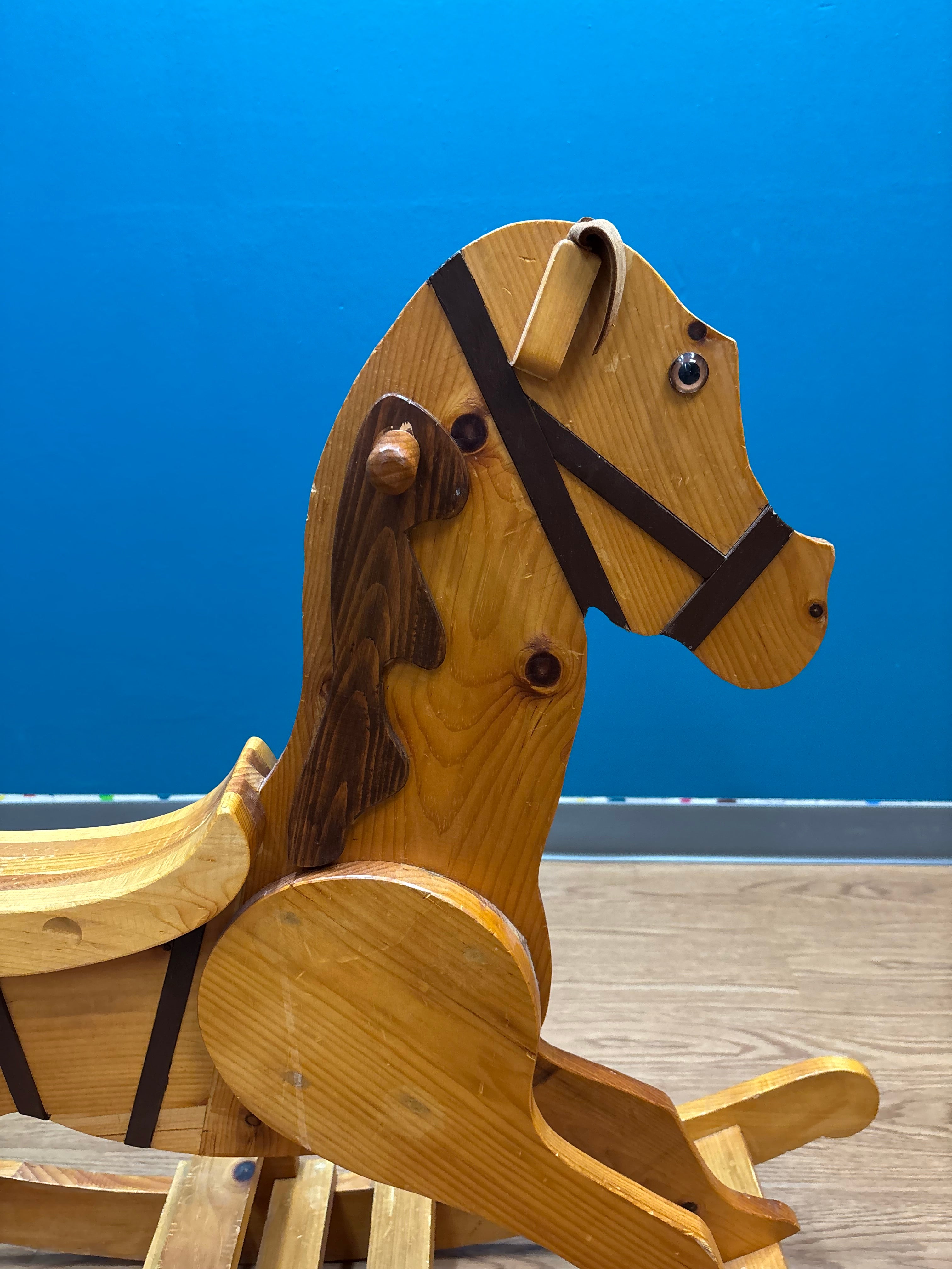 Wood Rocking Horse
