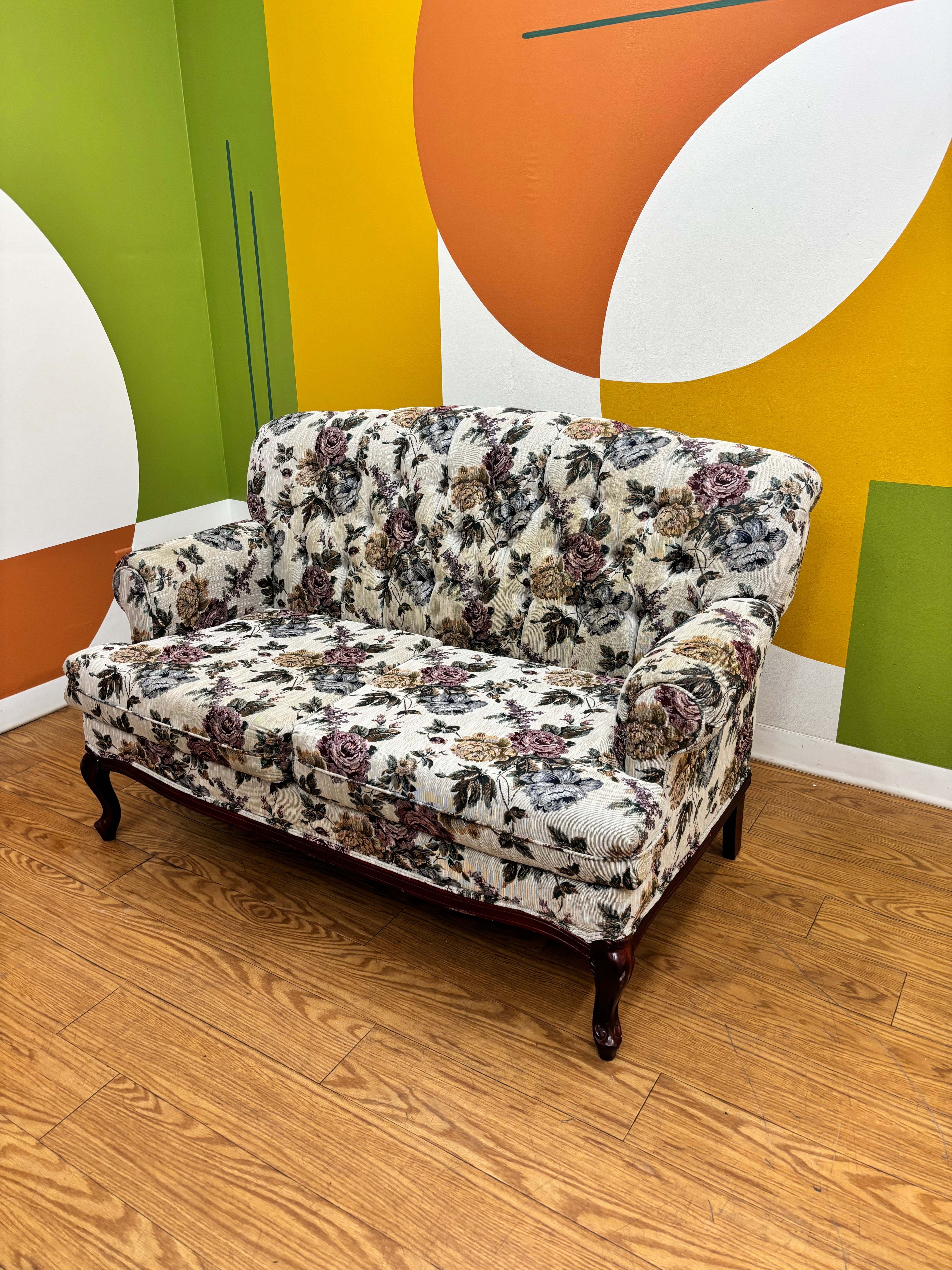 Floral Loveseat