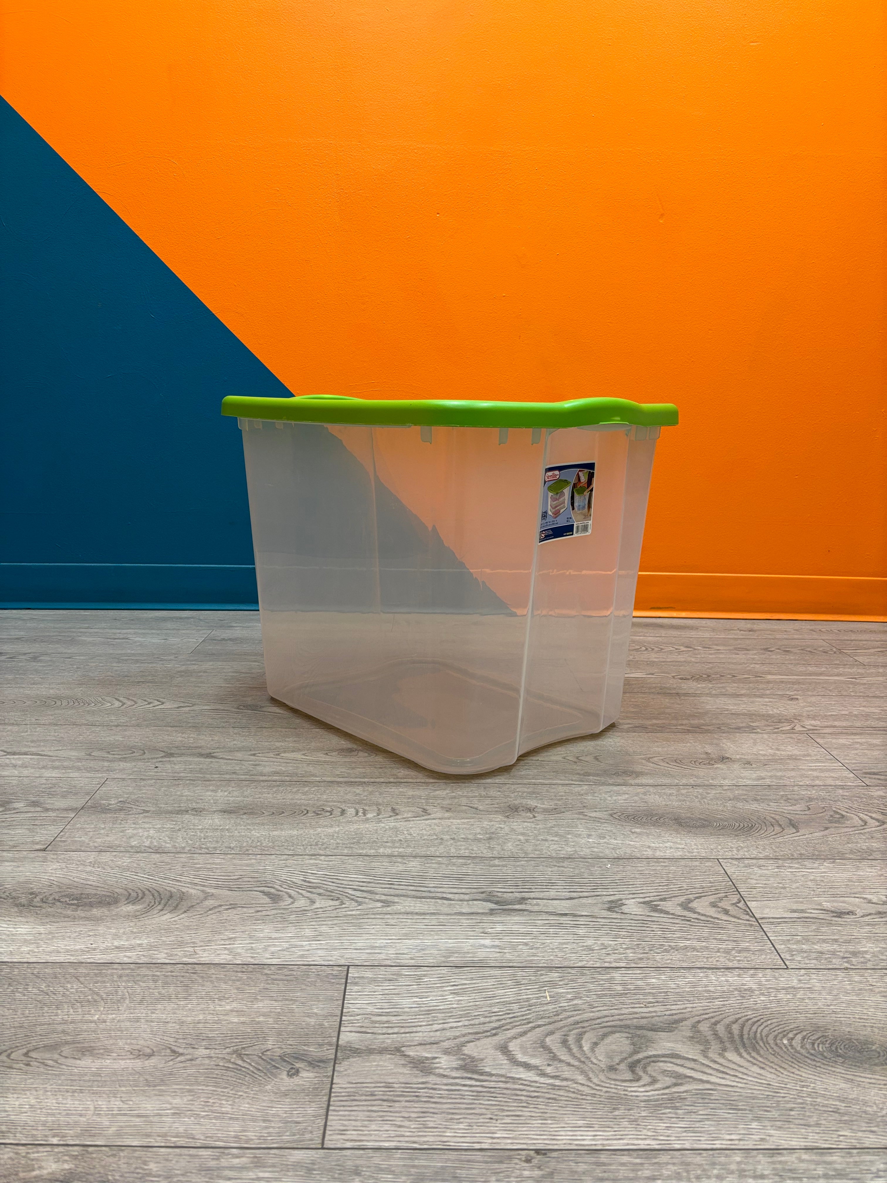 Green Sterlite 90L Tote Bin