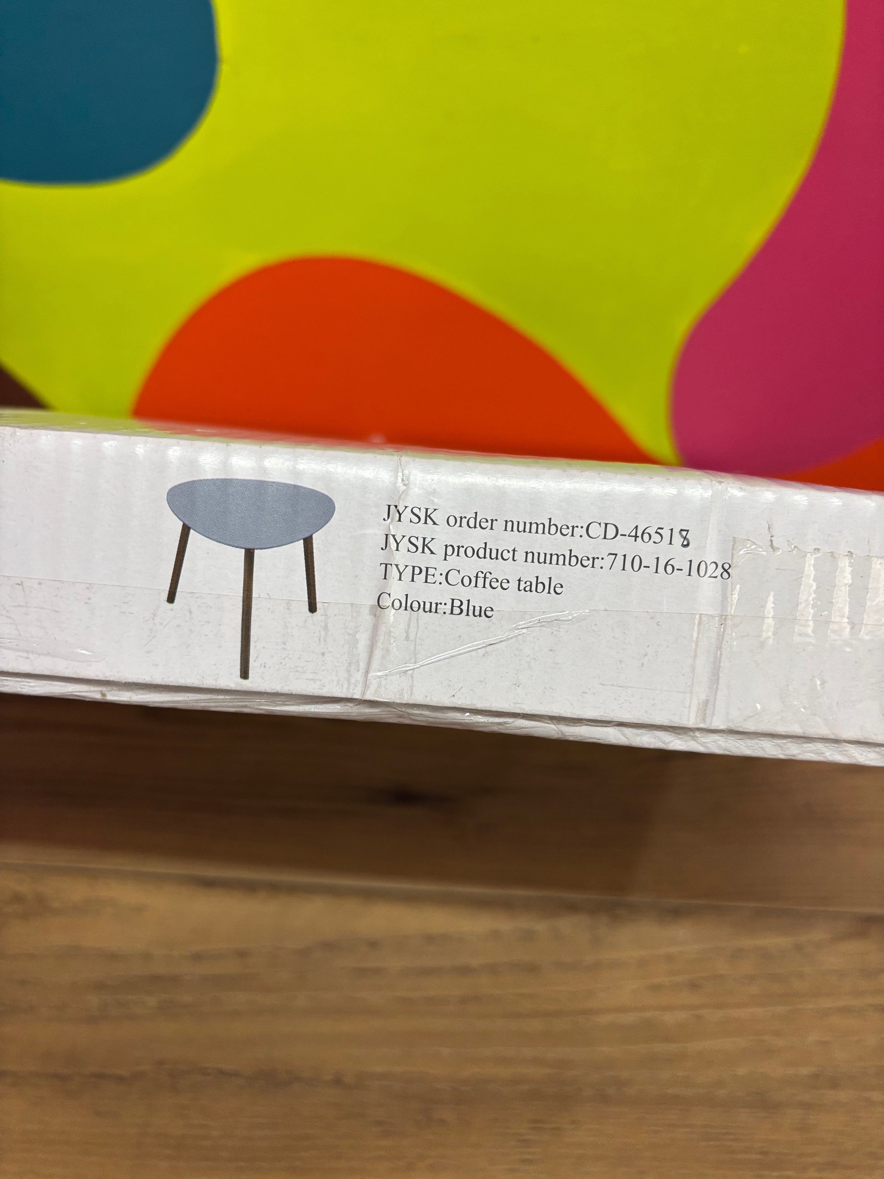 JYSK Blue Side Table (TAPS) - 5 available