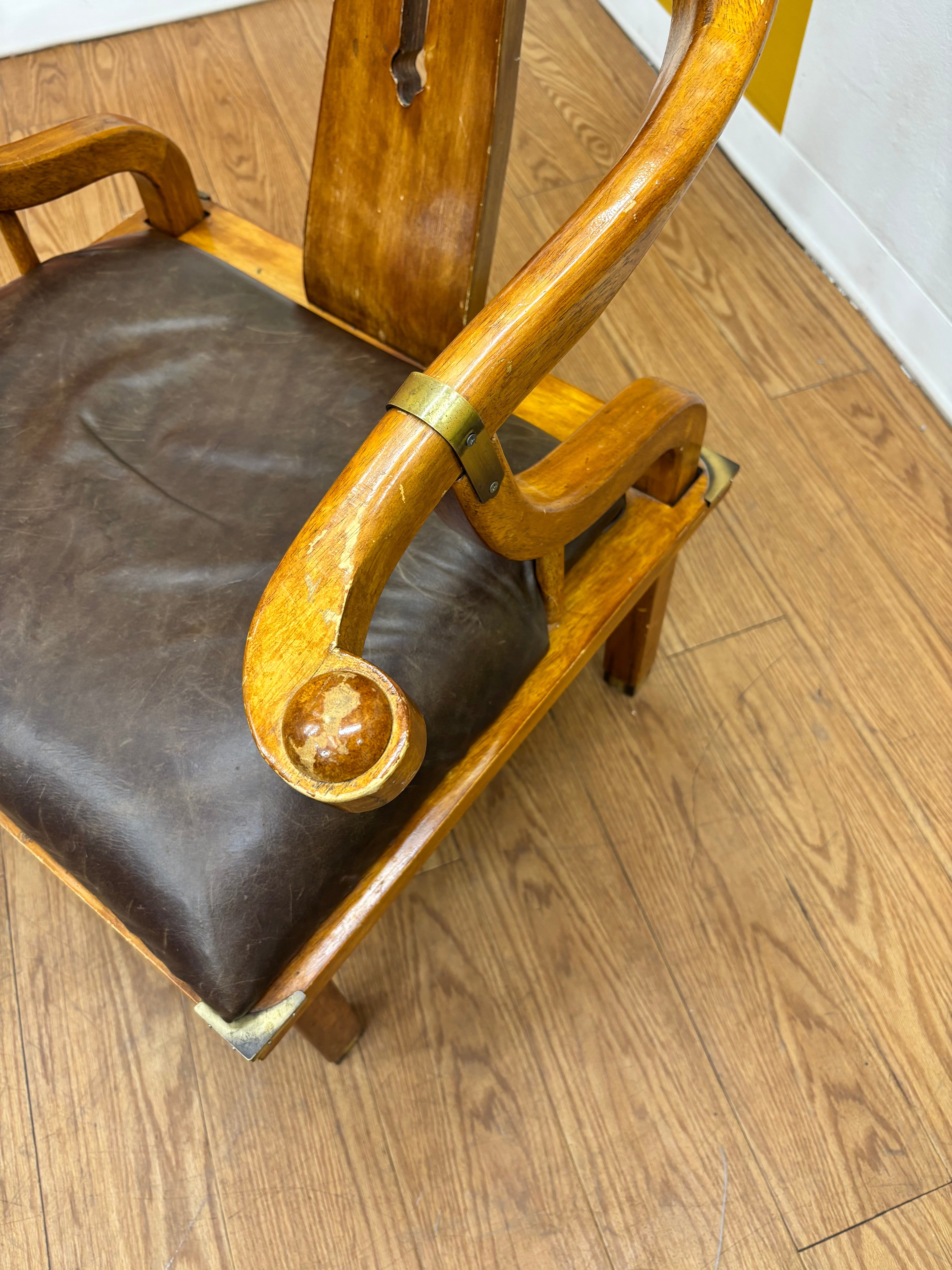 James Mont Style Wood Chair
