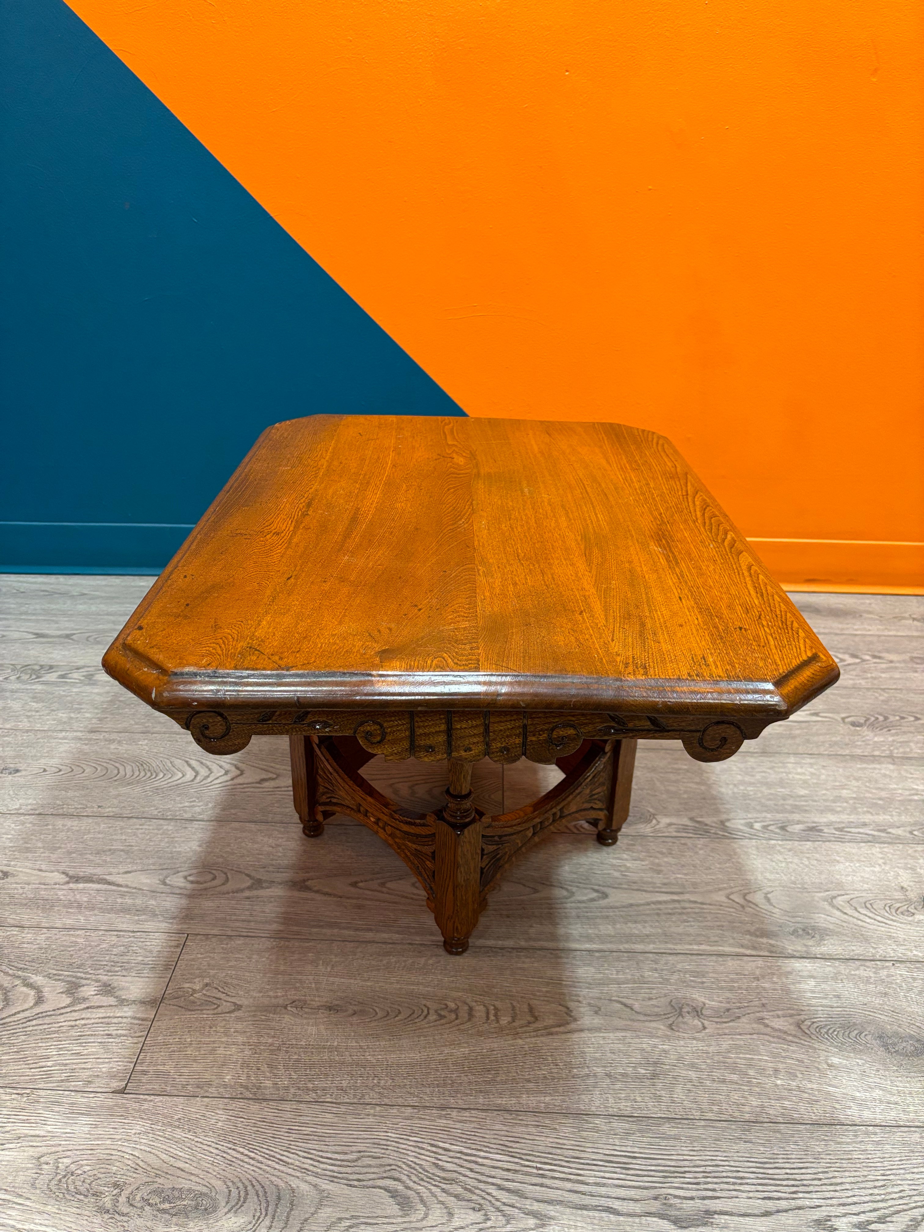 Wood Carved Table